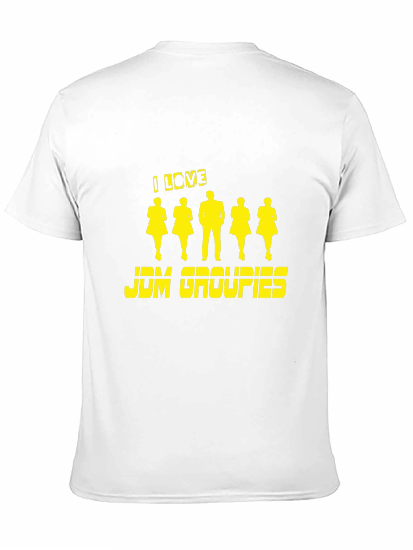 I Love JDM Groupies Black Graphic T-Shirt