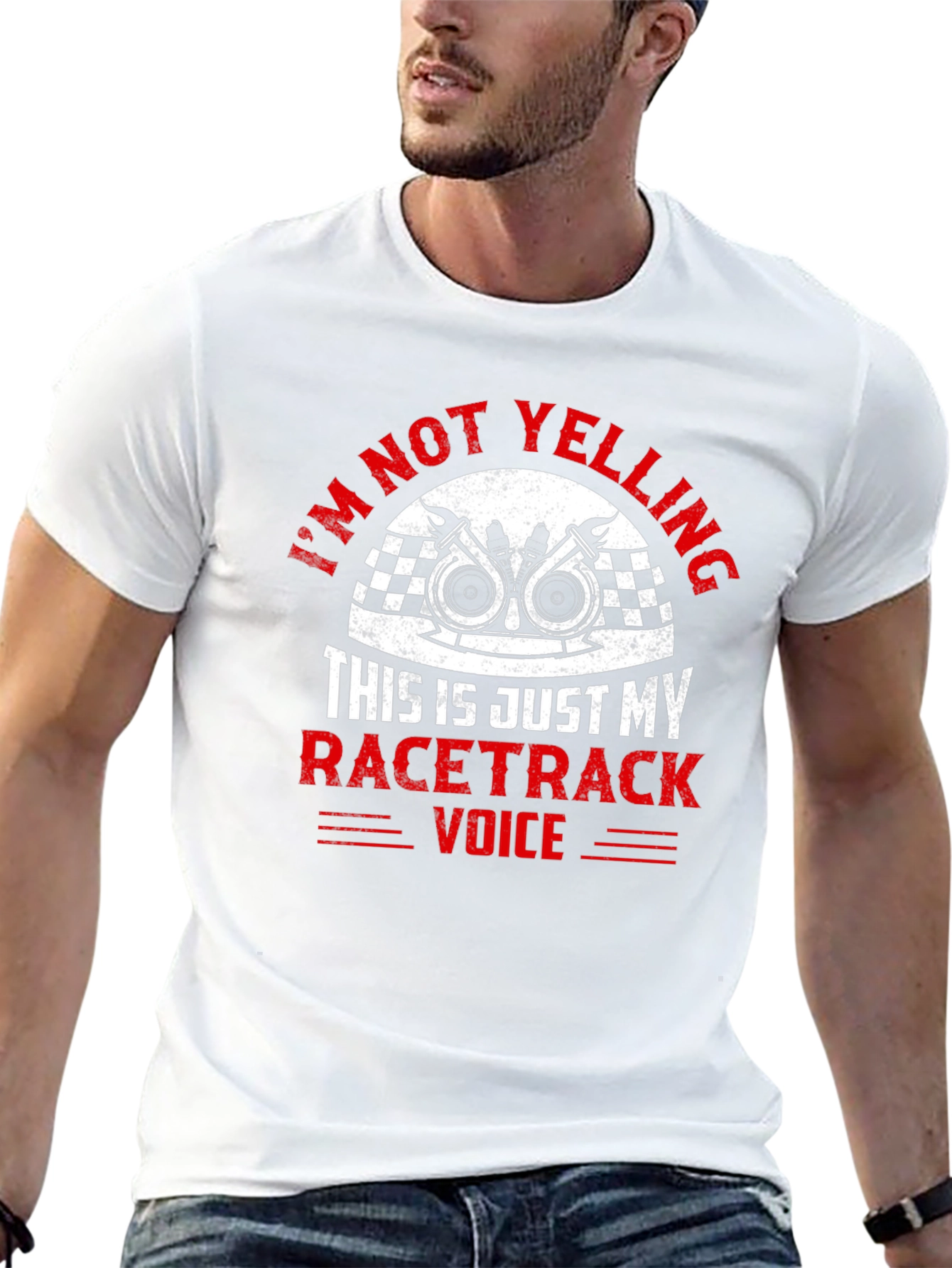 Racetrack Voice T-Shirt - Funny Car Enthusiast Tee