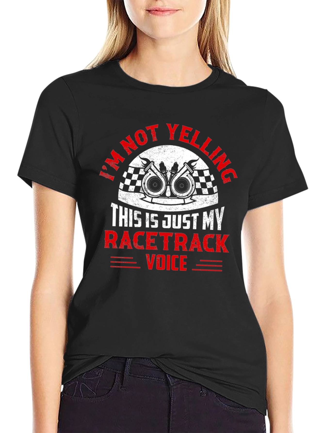 Racetrack Voice T-Shirt - Funny Car Enthusiast Tee