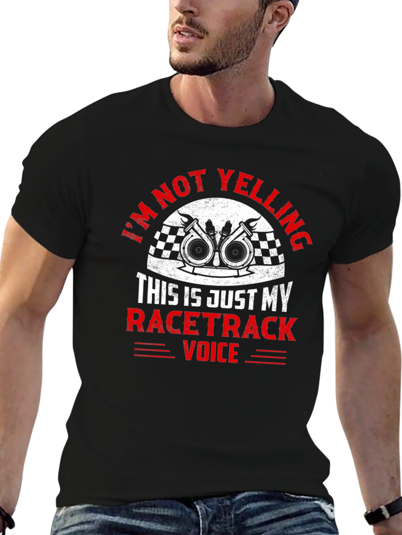 Racetrack Voice T-Shirt - Funny Car Enthusiast Tee