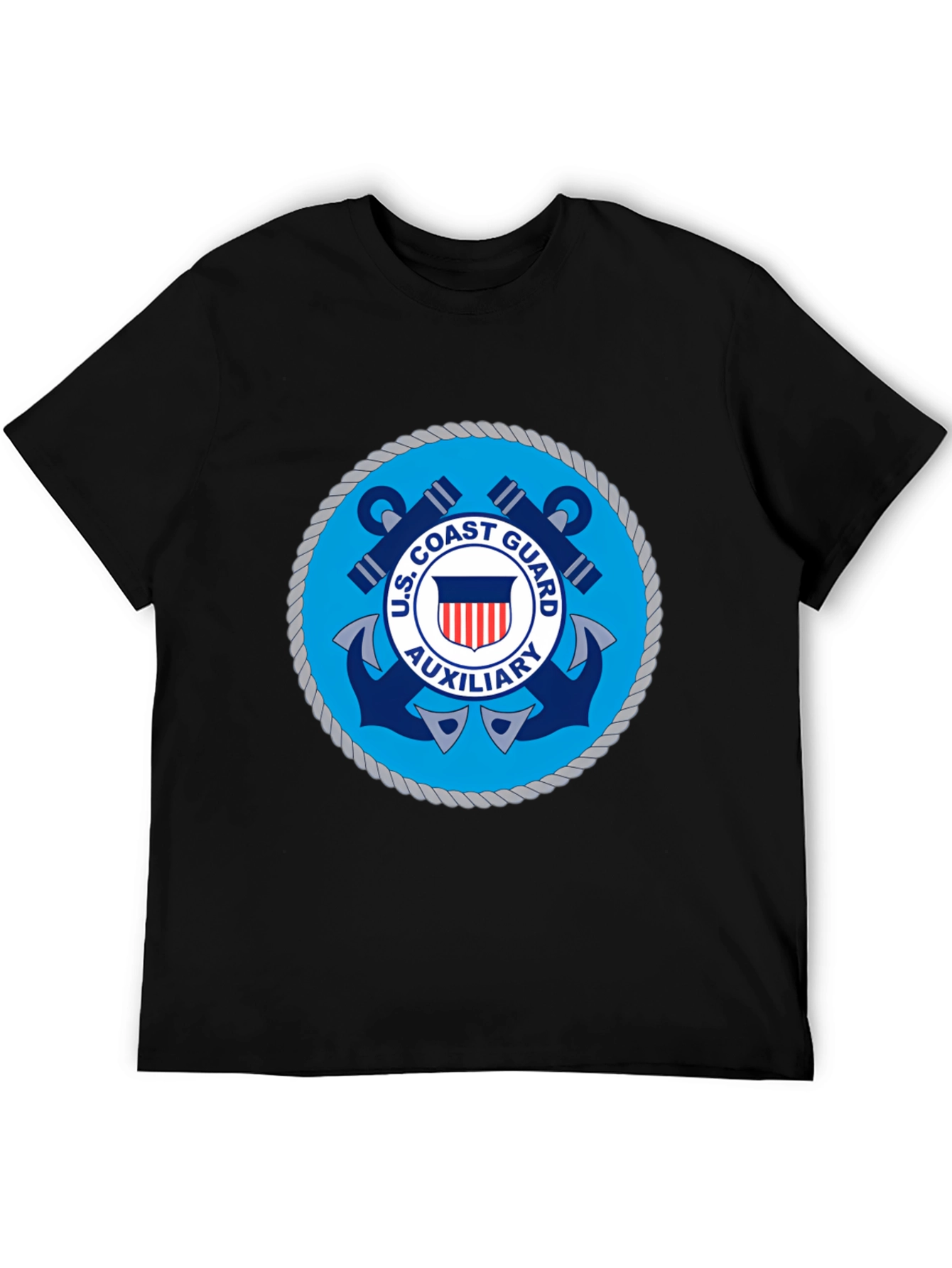 U.S. Coast Guard Auxiliary T-Shirt Black