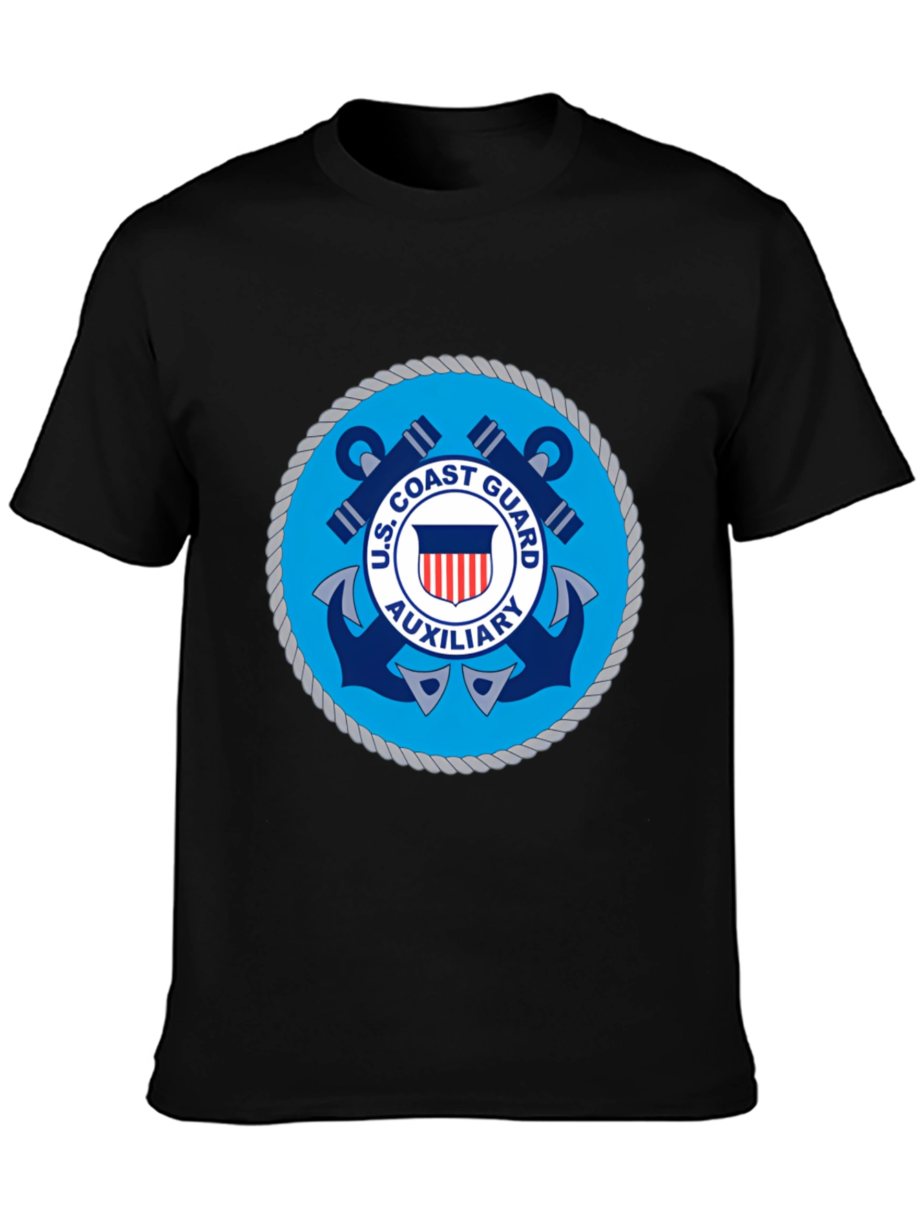 U.S. Coast Guard Auxiliary T-Shirt Black