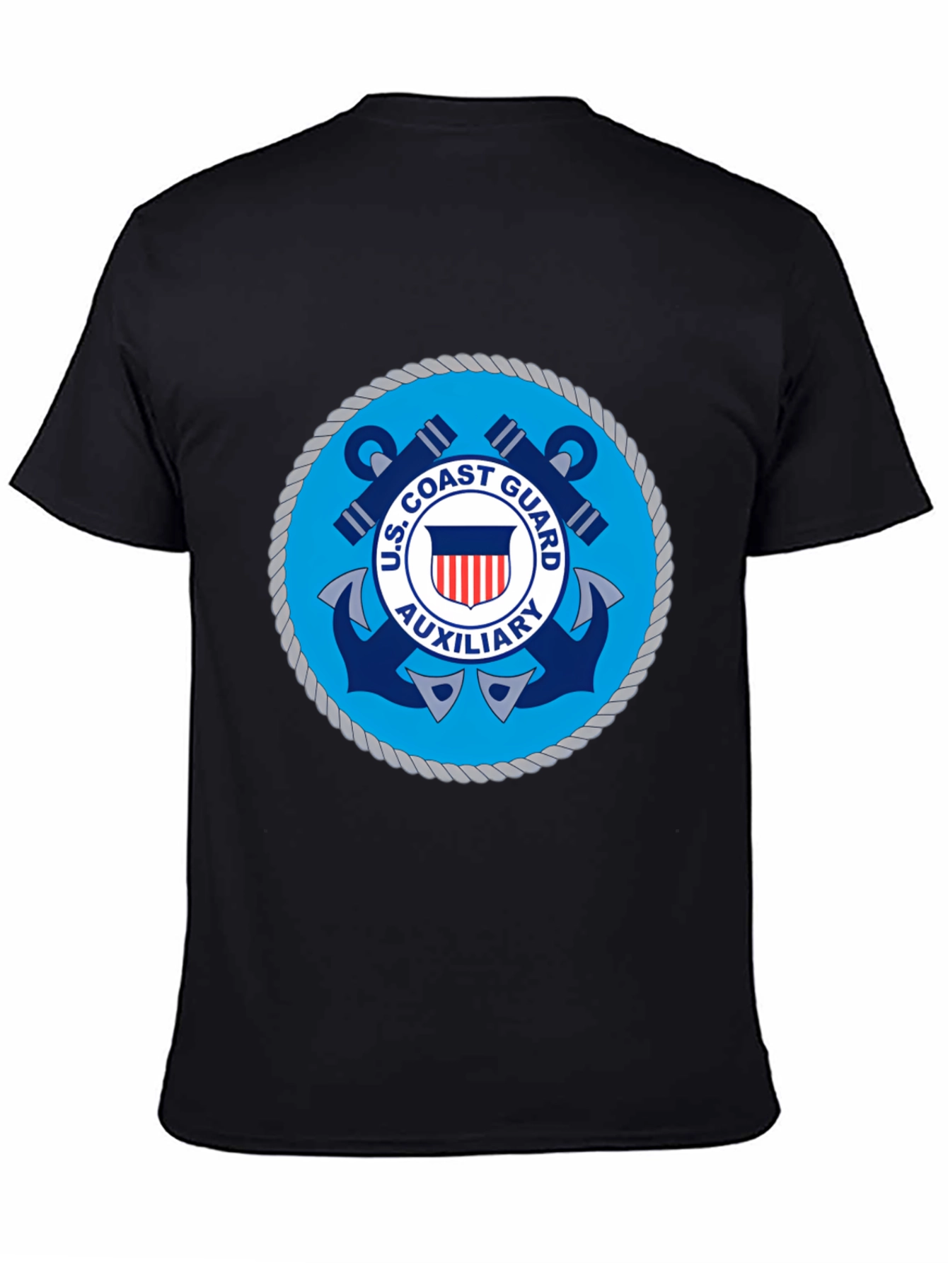 U.S. Coast Guard Auxiliary T-Shirt Black