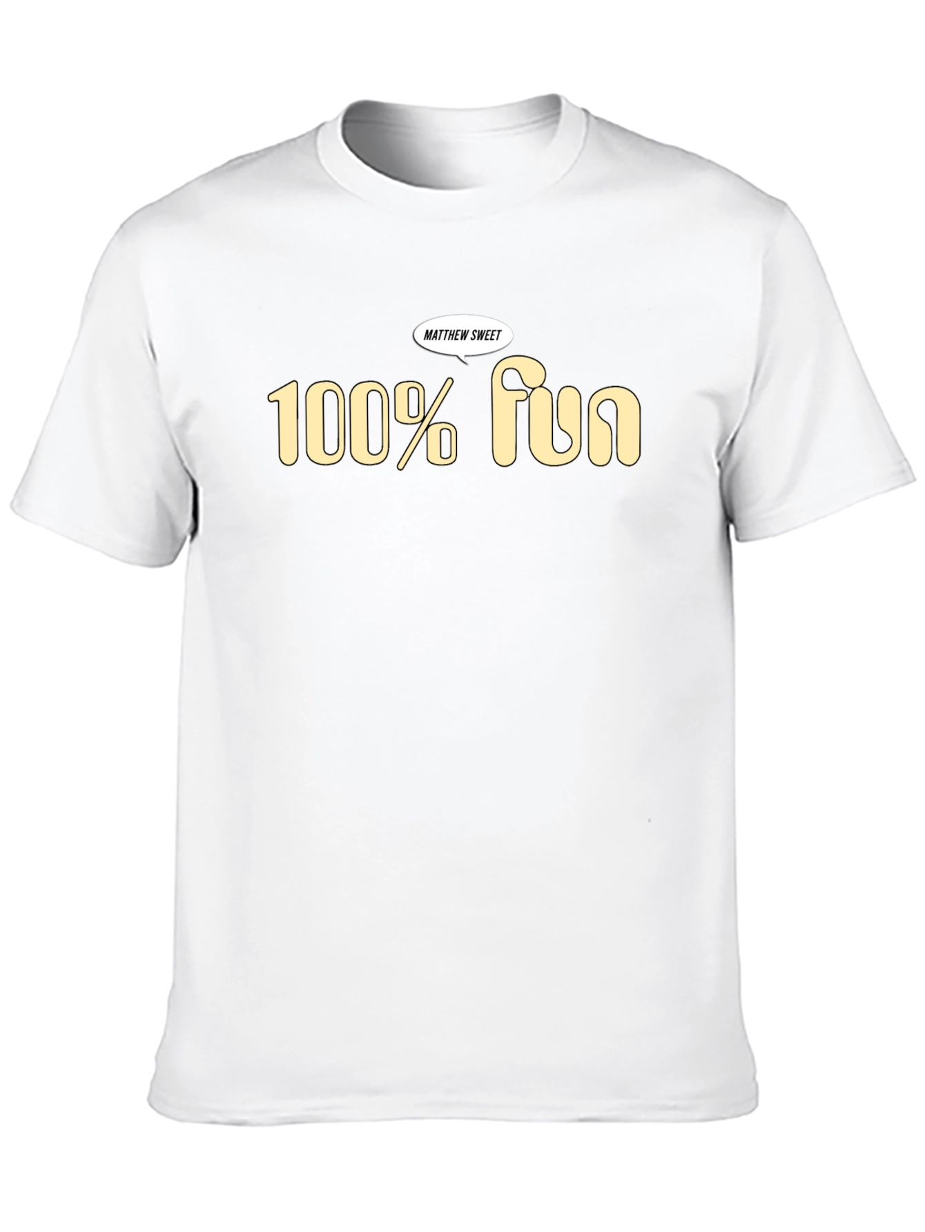 100% Fun Matthew Sweet Black T-Shirt