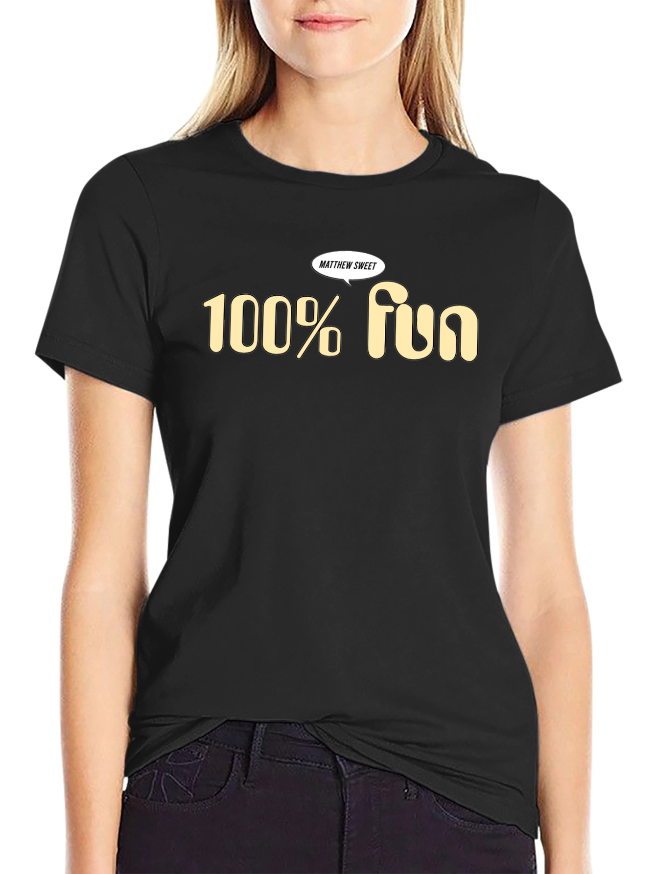 100% Fun Matthew Sweet Black T-Shirt