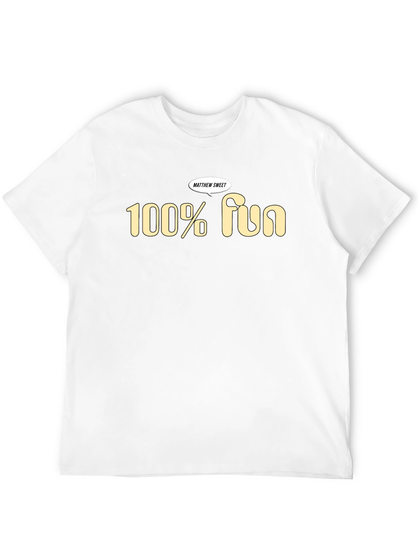 100% Fun Matthew Sweet Black T-Shirt