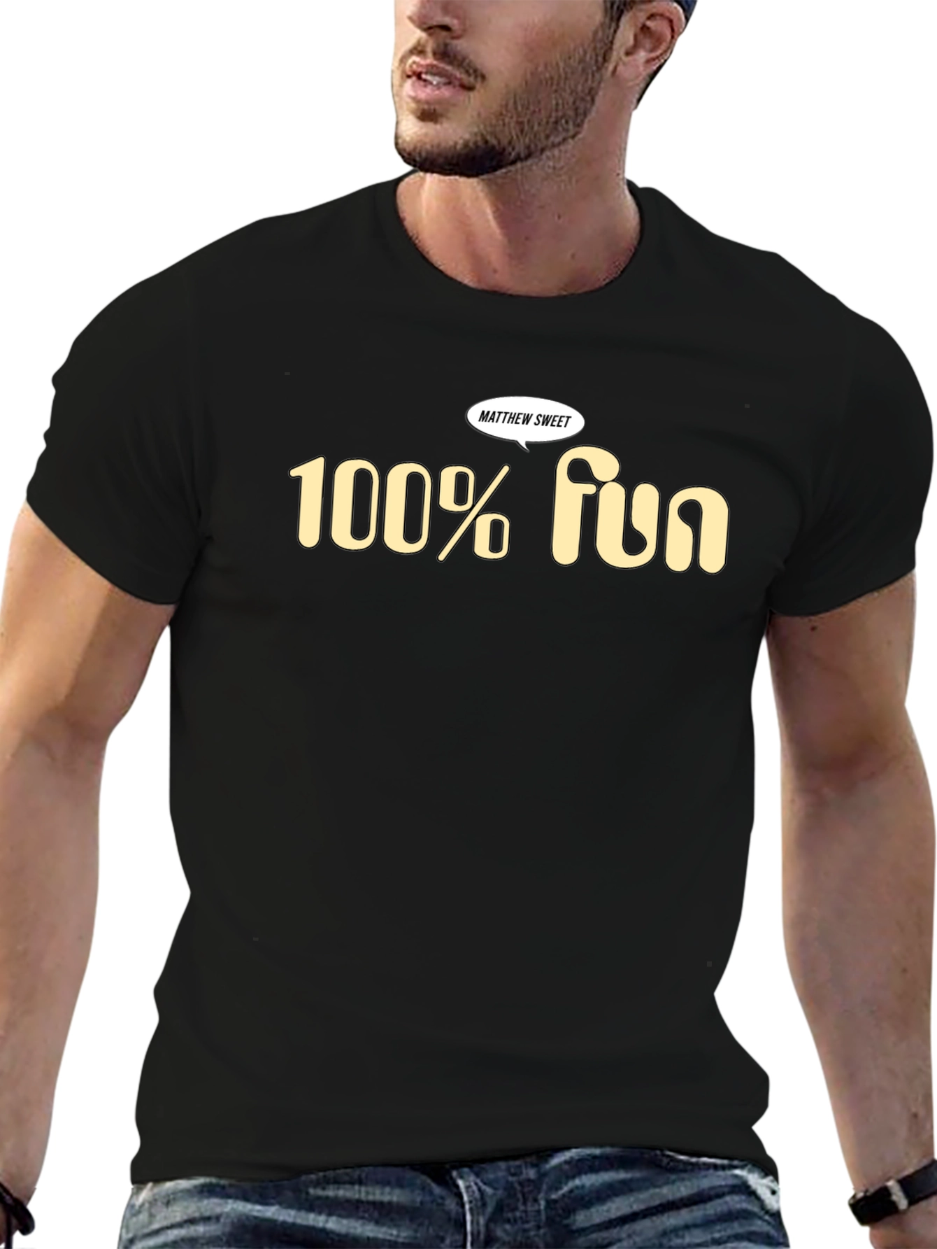 100% Fun Matthew Sweet Black T-Shirt