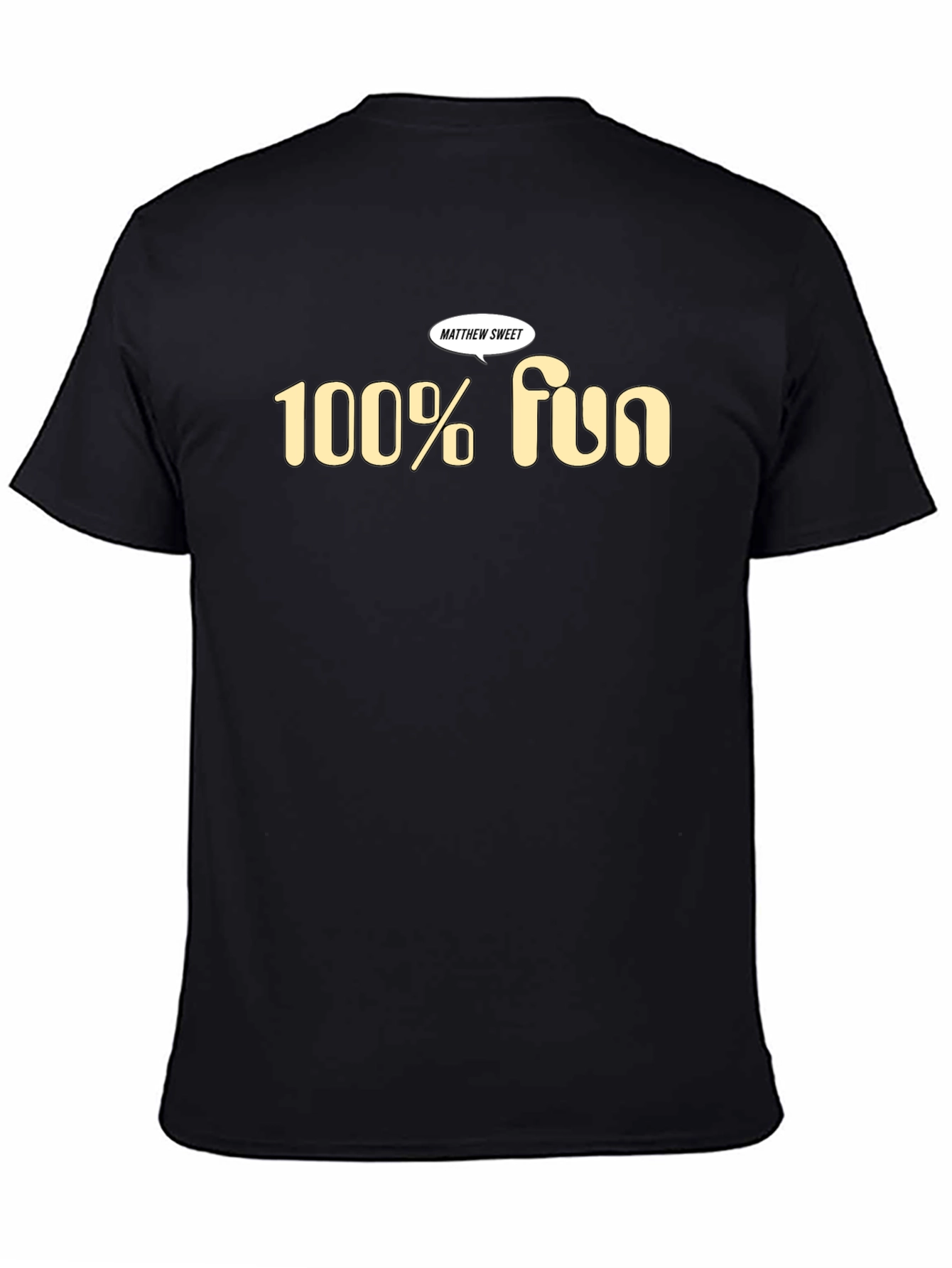 100% Fun Matthew Sweet Black T-Shirt