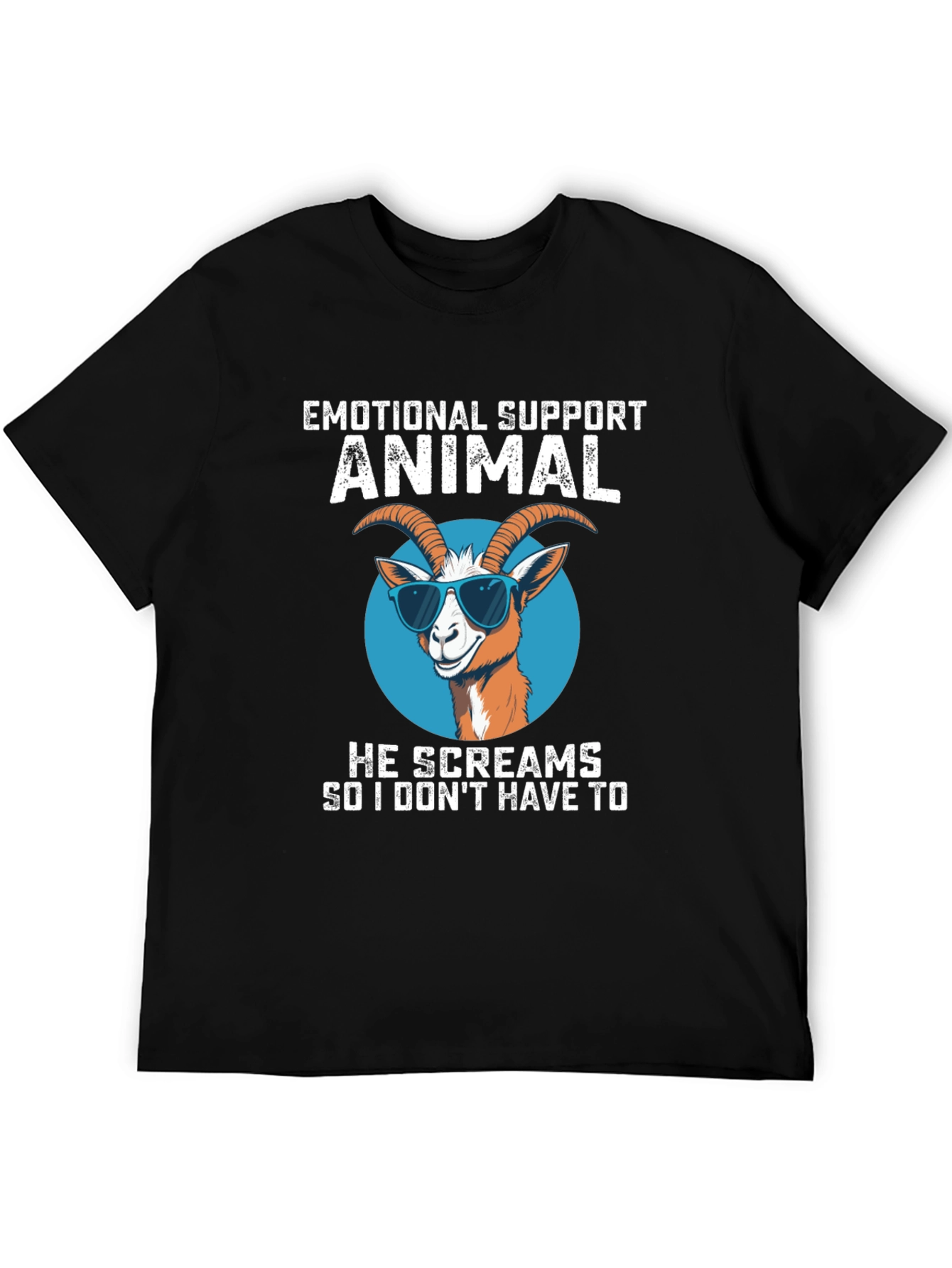 Emotional Support Animal Goat T-Shirt