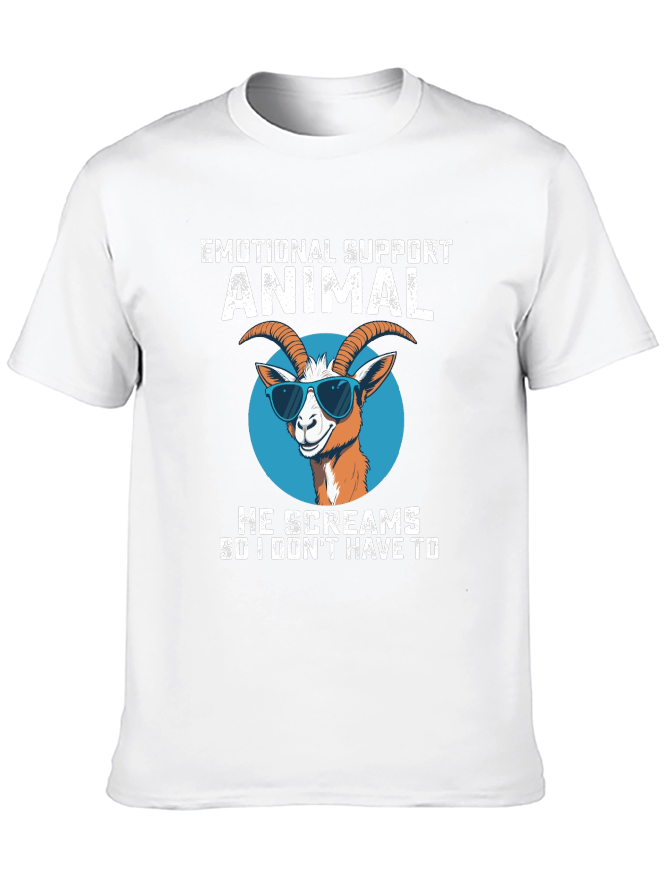 Emotional Support Animal Goat T-Shirt