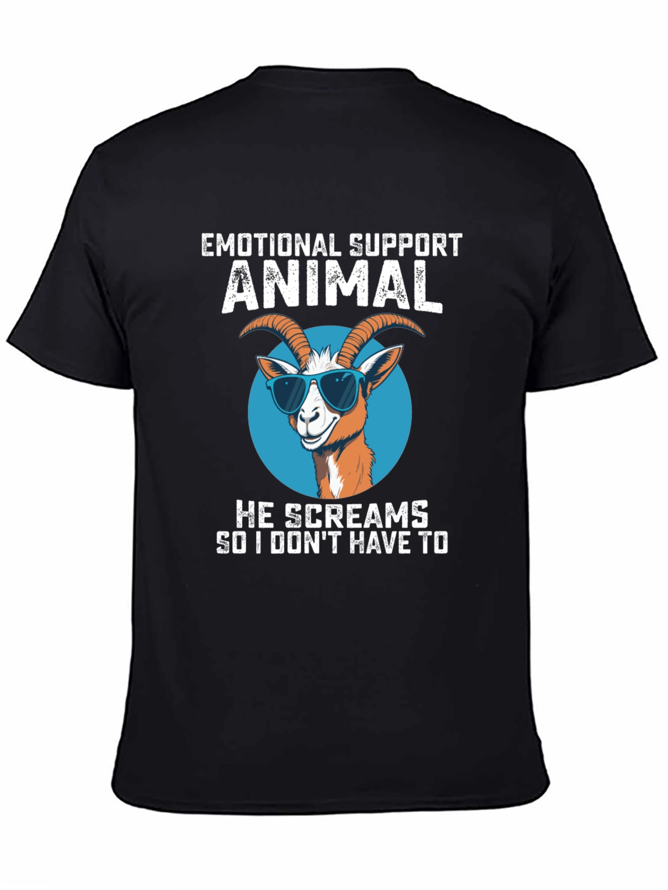 Emotional Support Animal Goat T-Shirt