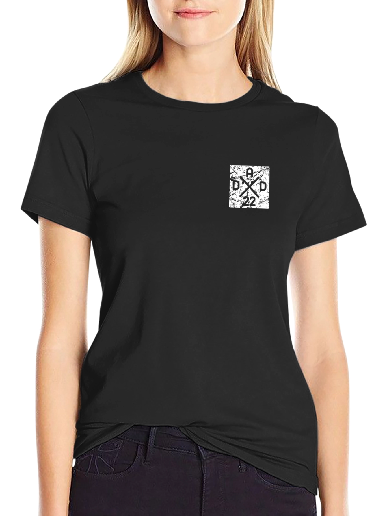 Mens Black Graphic Tee - Axe Design