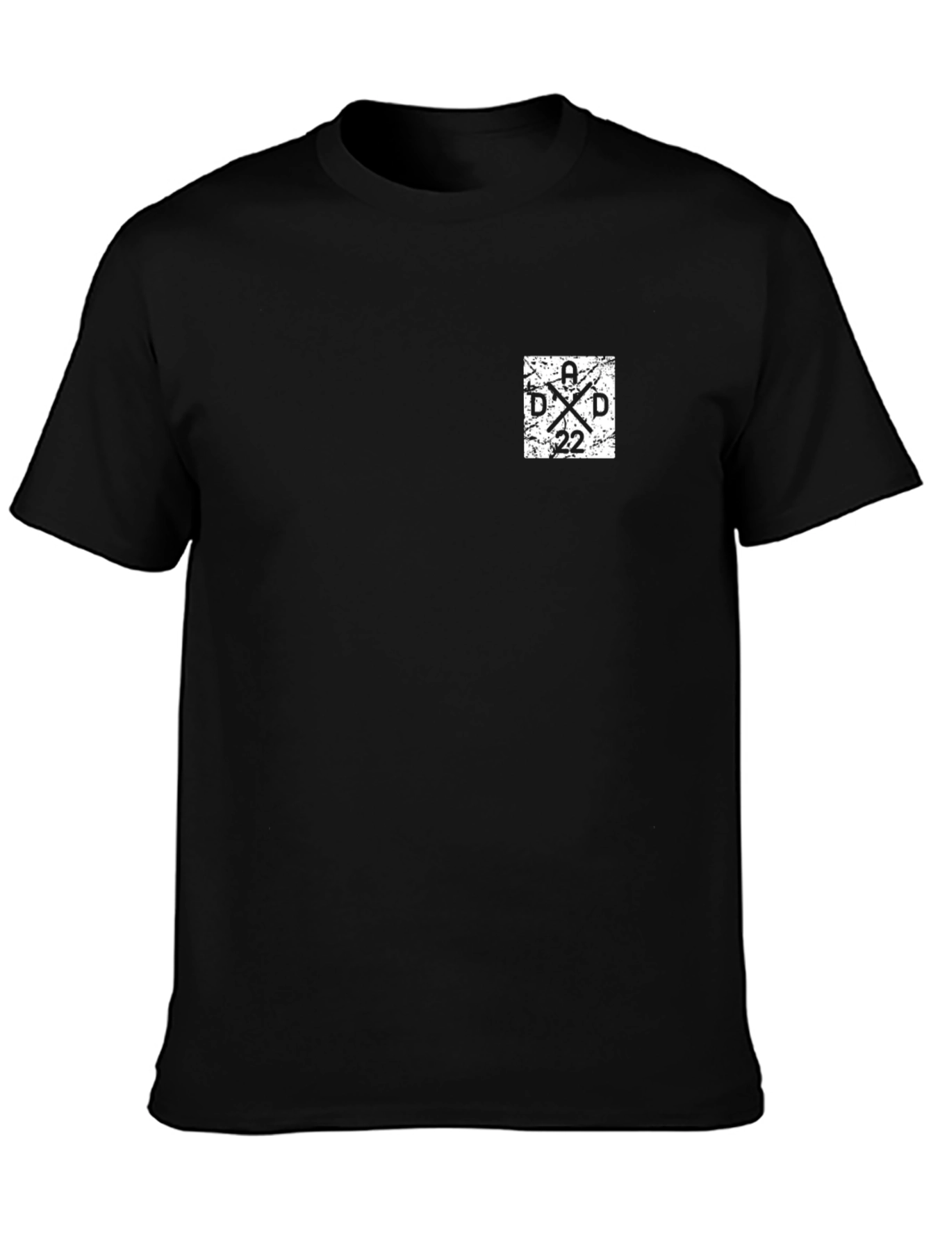 Mens Black Graphic Tee - Axe Design