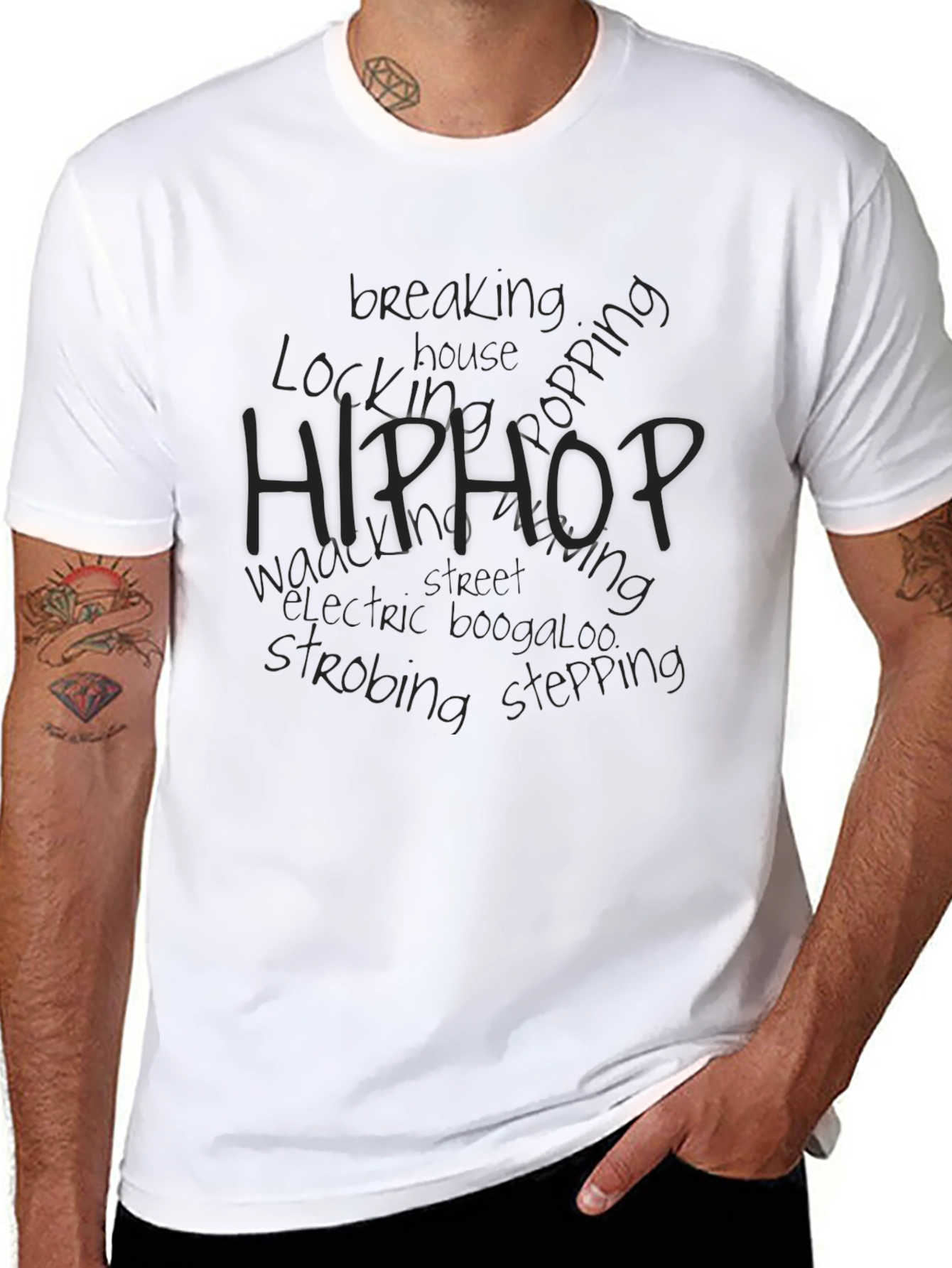 Hip Hop Dance Style Graphic T-Shirt