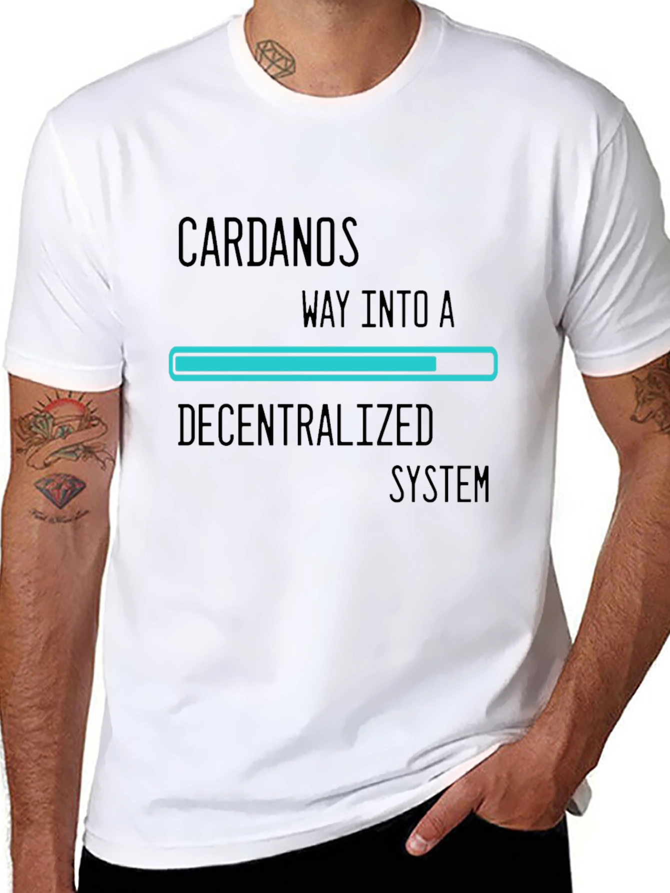 Cardano Decentralized System T-Shirt - Black