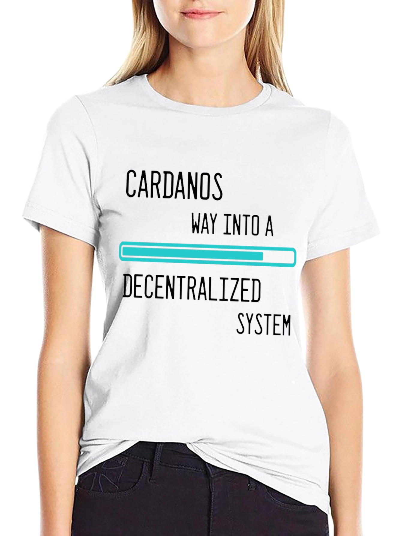 Cardano Decentralized System T-Shirt - Black