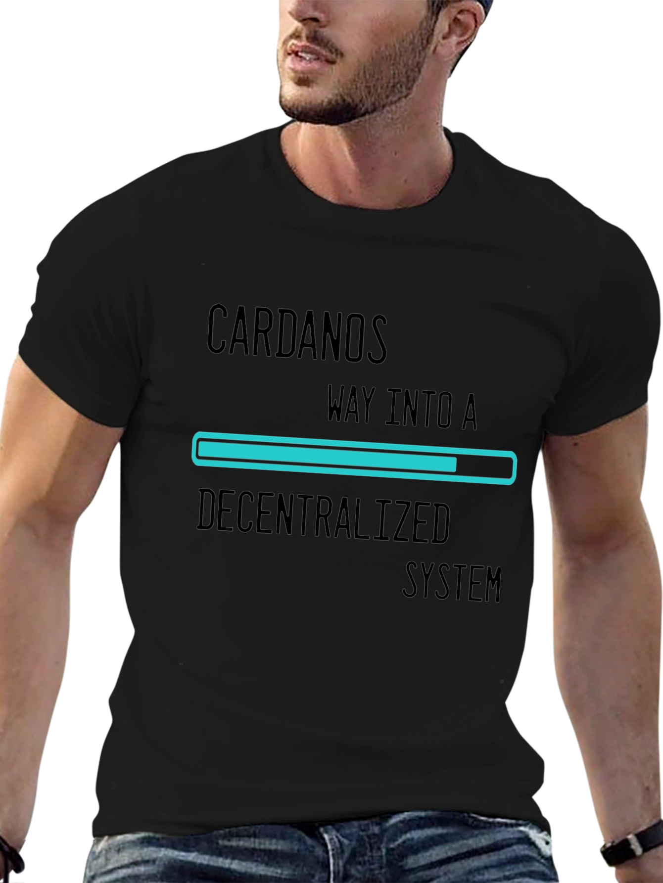 Cardano Decentralized System T-Shirt - Black