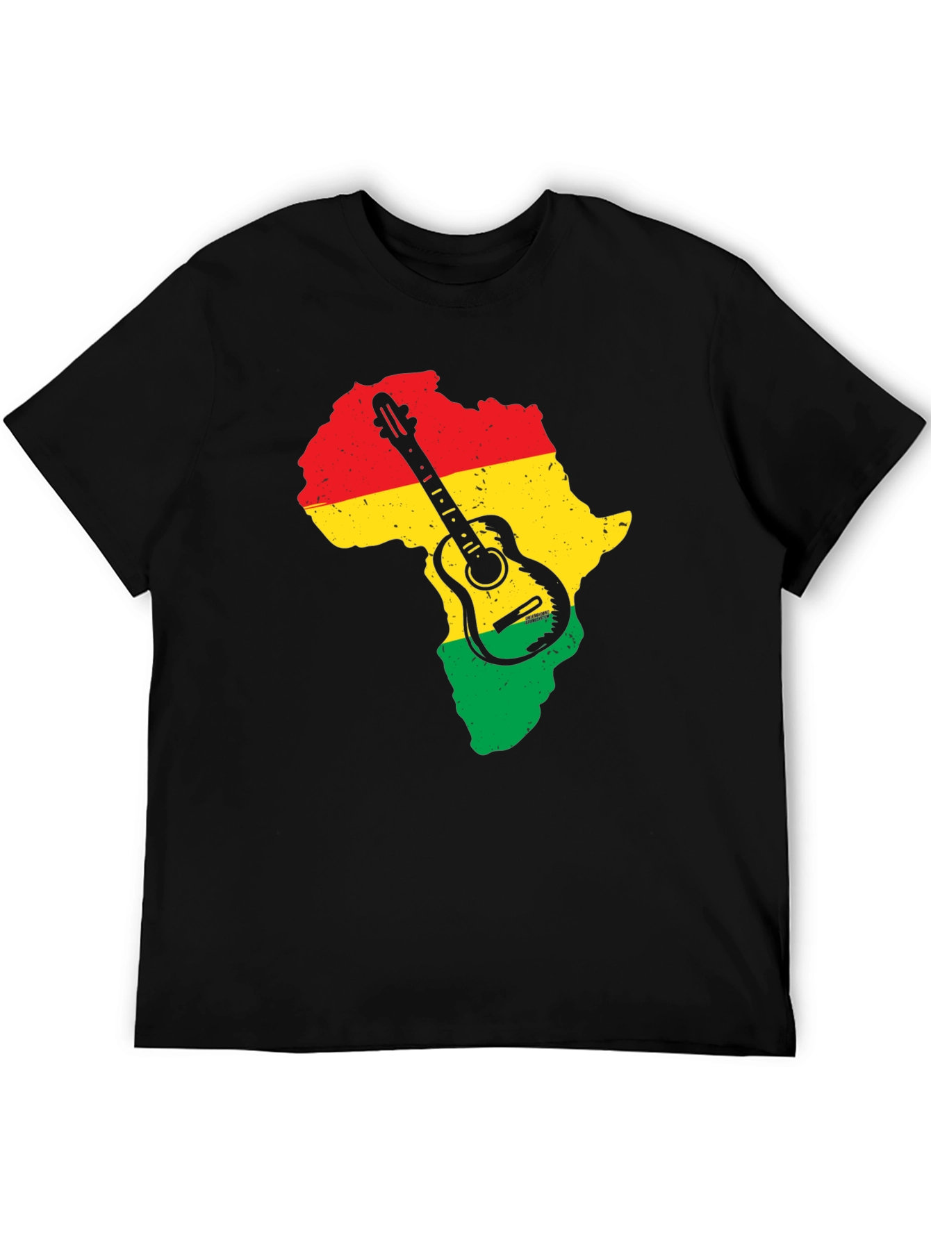 Africa Guitar T-Shirt - Music Lover Tee