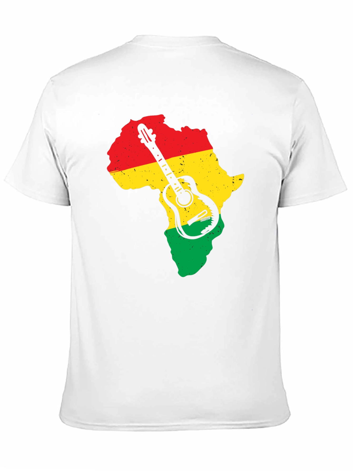 Africa Guitar T-Shirt - Music Lover Tee