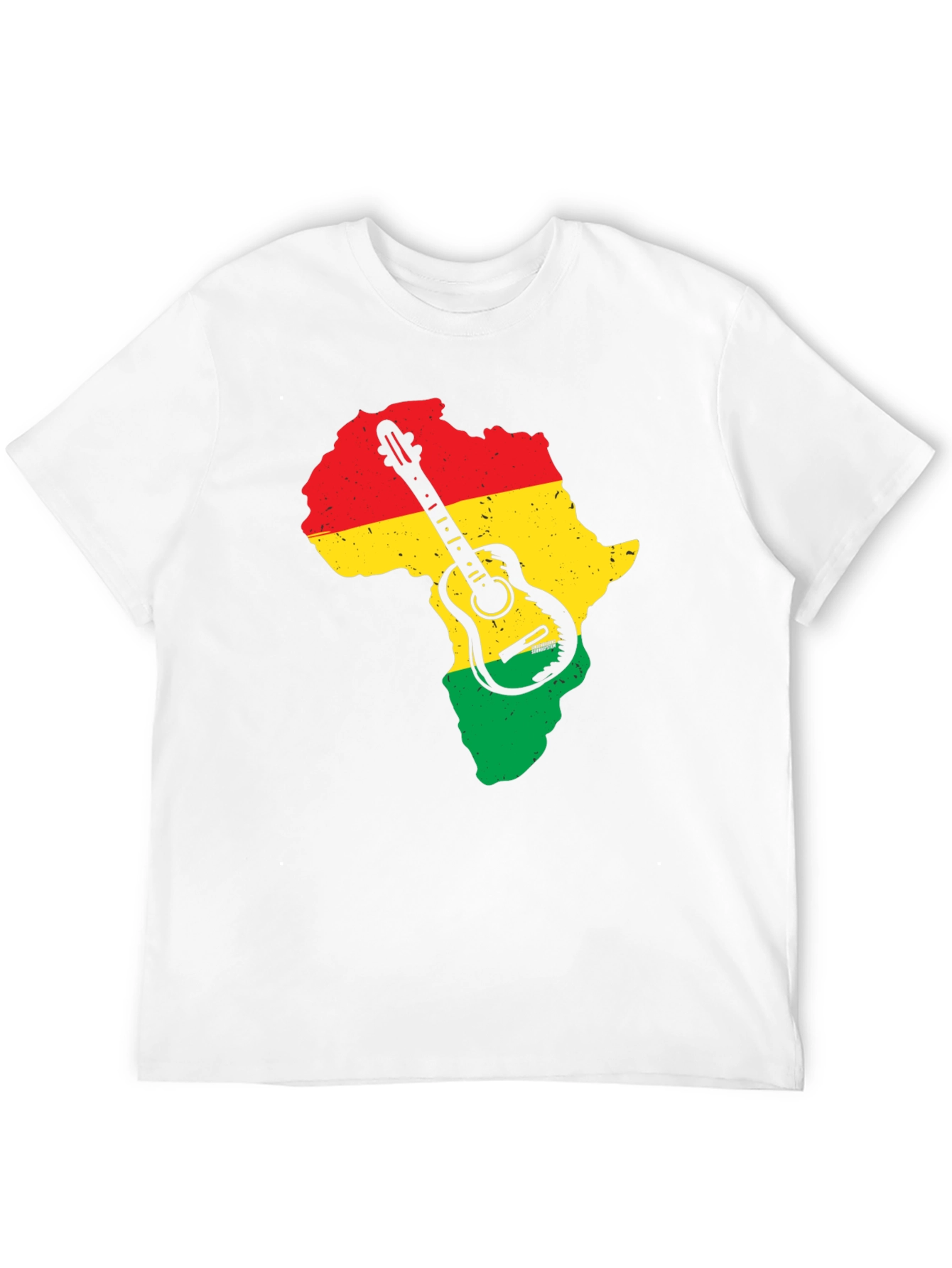 Africa Guitar T-Shirt - Music Lover Tee