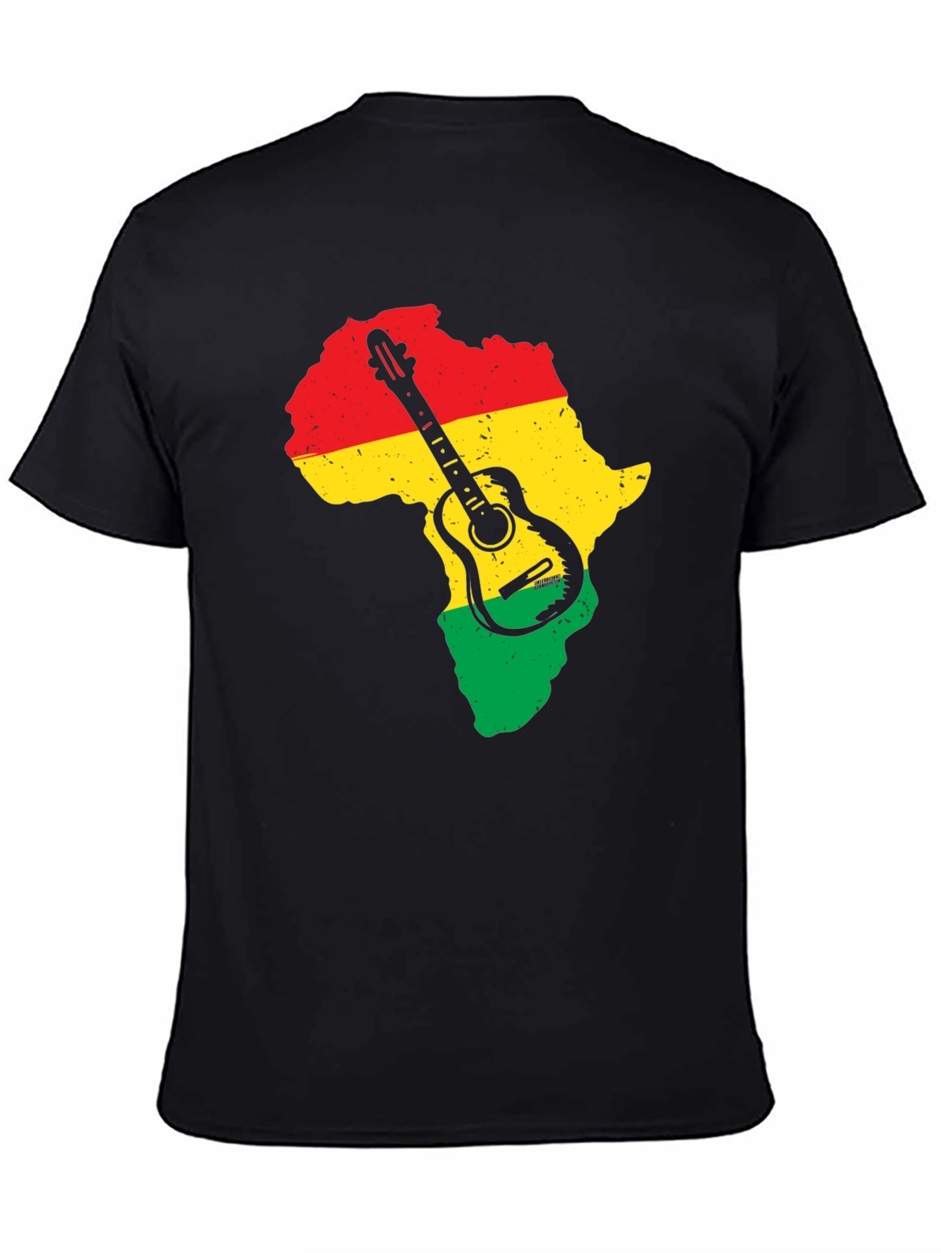 Africa Guitar T-Shirt - Music Lover Tee
