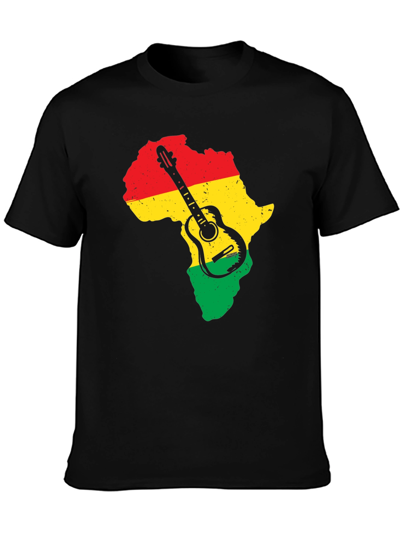 Africa Guitar T-Shirt - Music Lover Tee