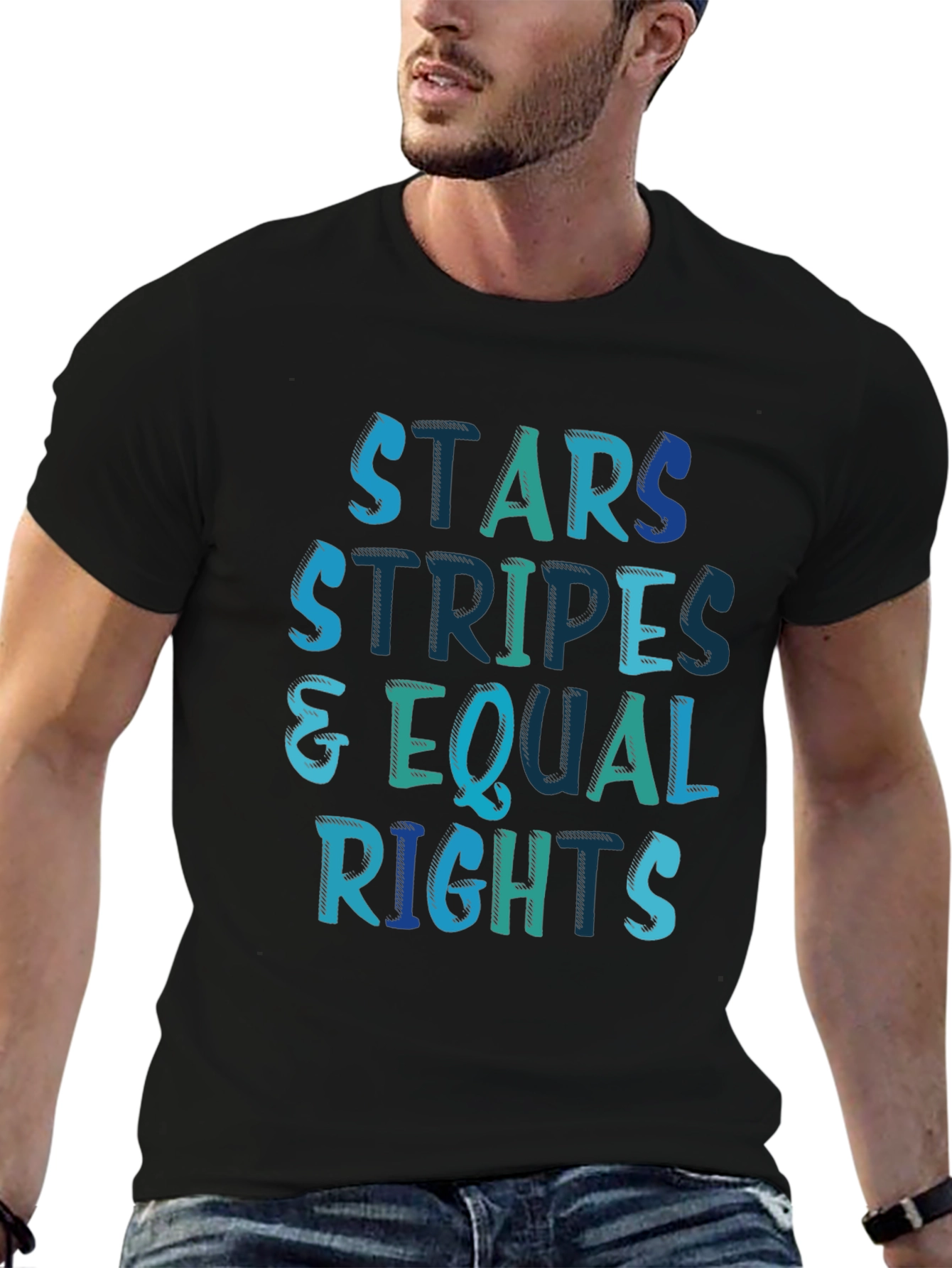 Stars Stripes & Equal Rights Graphic Tee