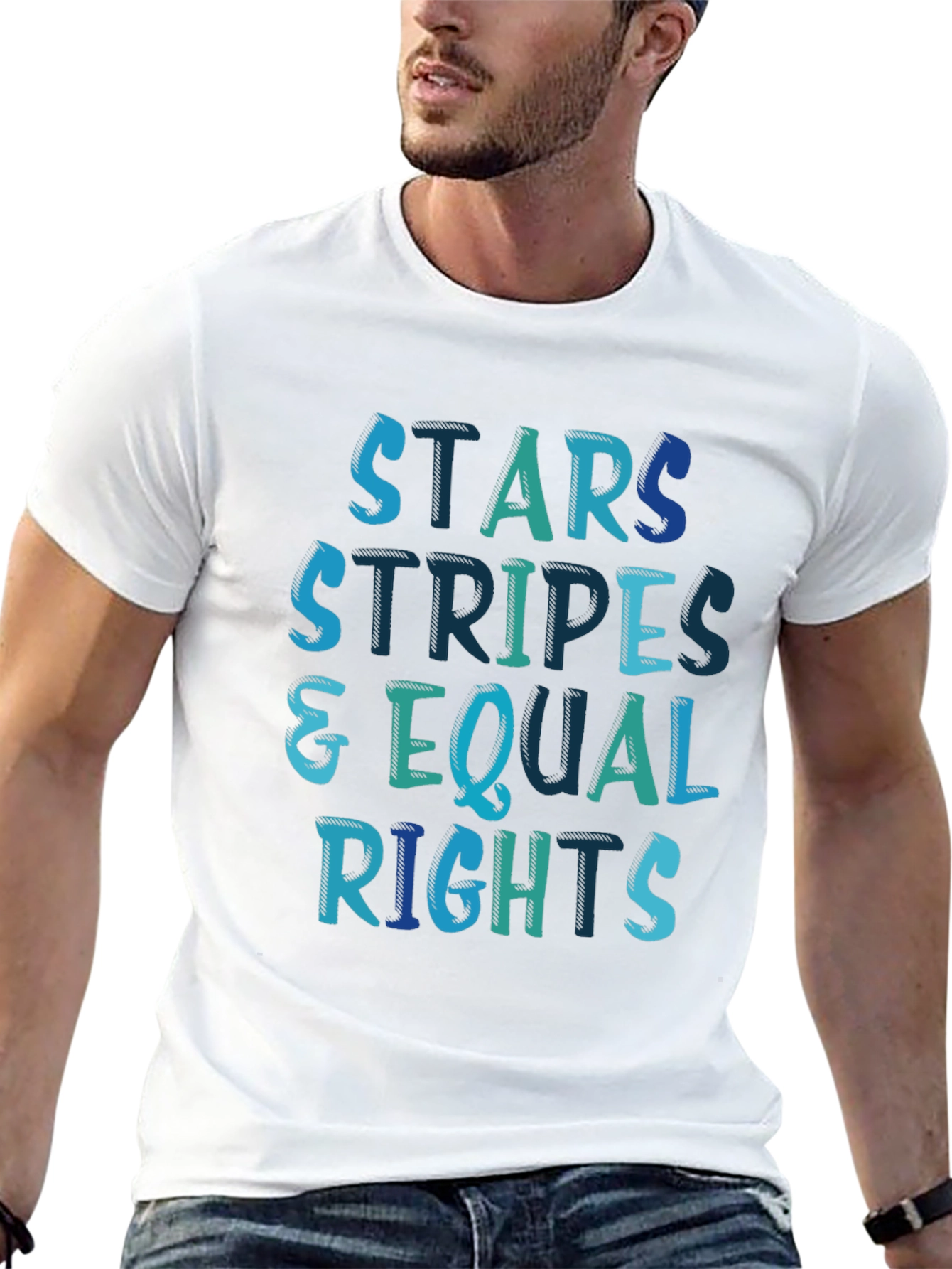 Stars Stripes & Equal Rights Graphic Tee