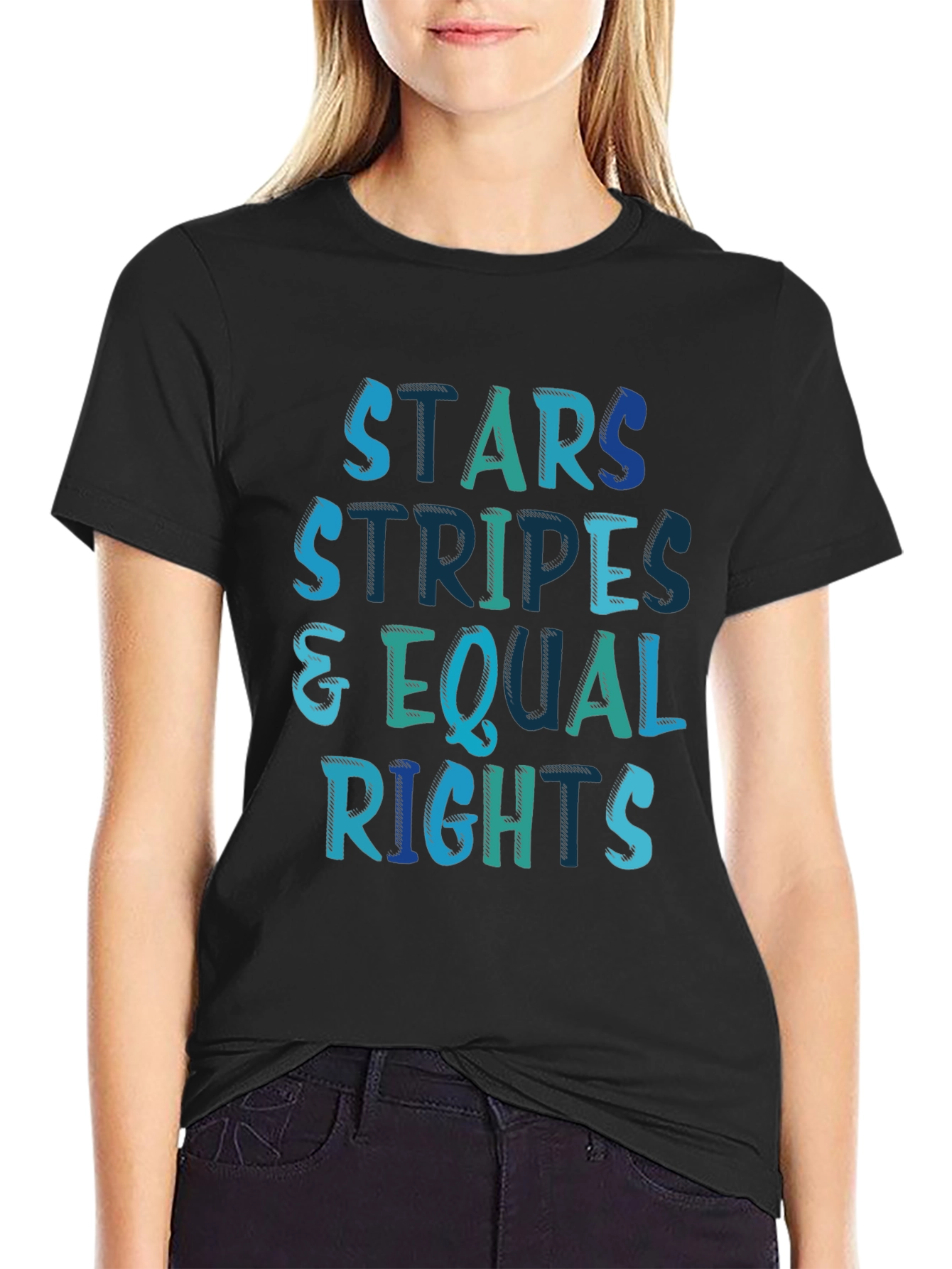 Stars Stripes & Equal Rights Graphic Tee