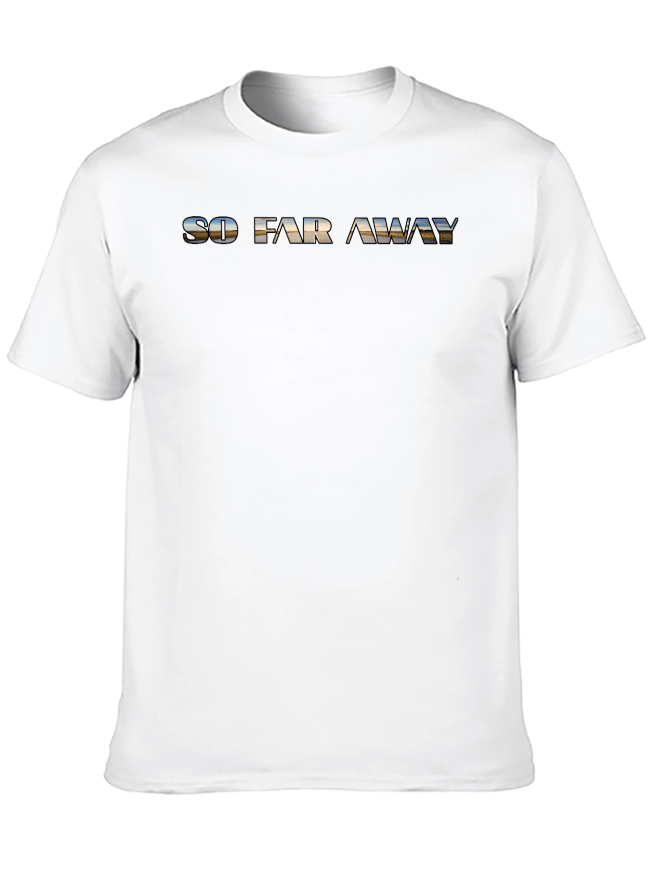 So Far Away Graphic Black T-Shirt