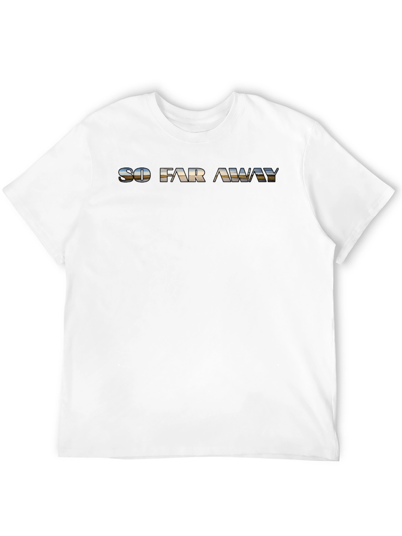 So Far Away Graphic Black T-Shirt