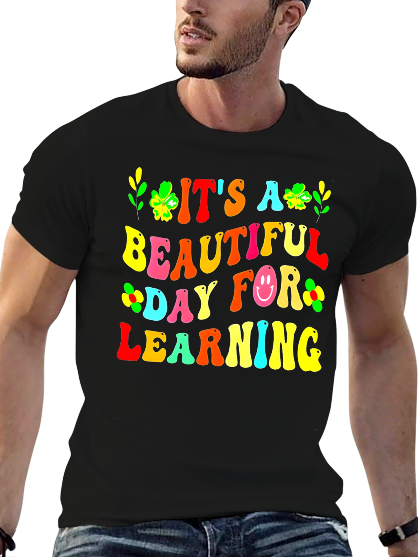 Its A Beautiful Day For Learning Teacher T-Shirt