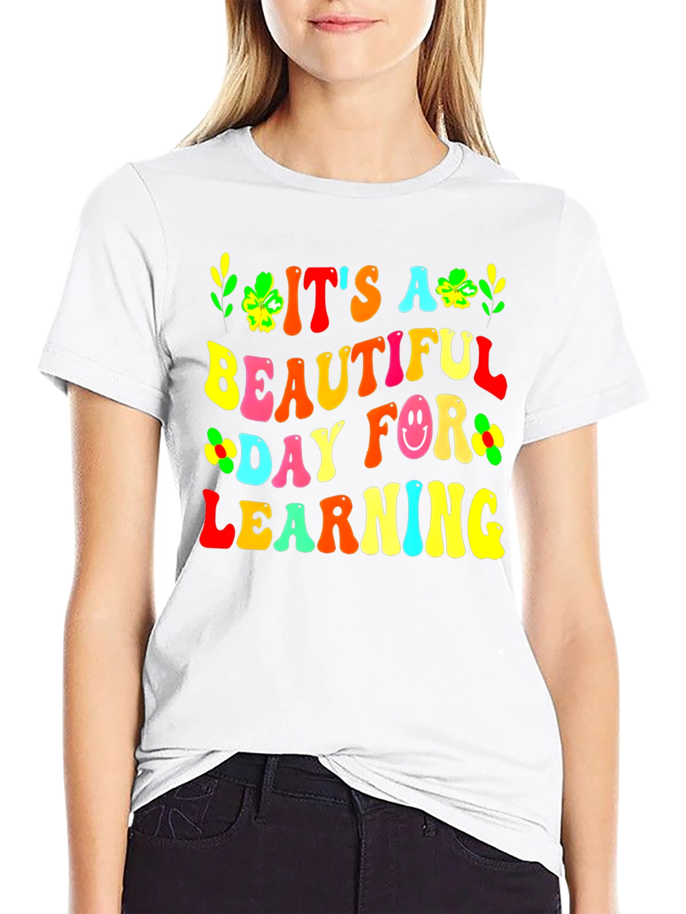 Its A Beautiful Day For Learning Teacher T-Shirt