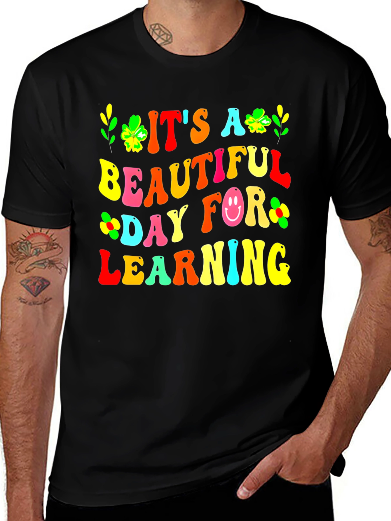 Its A Beautiful Day For Learning Teacher T-Shirt