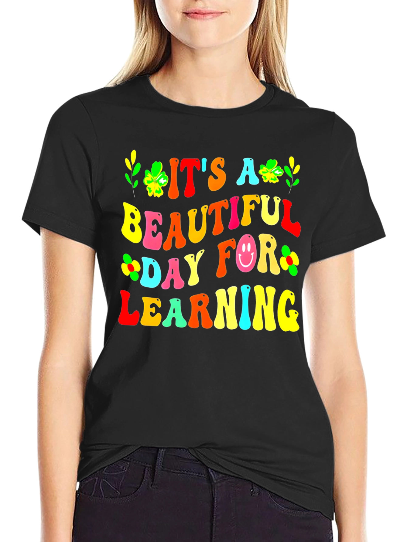 Its A Beautiful Day For Learning Teacher T-Shirt