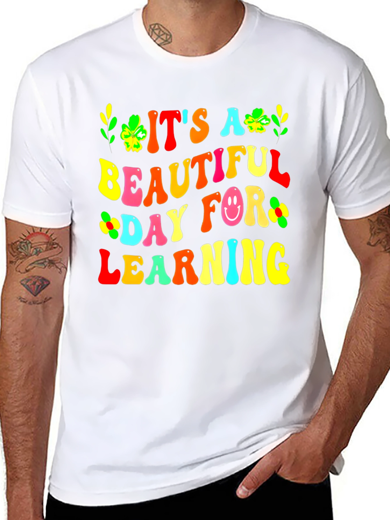 Its A Beautiful Day For Learning Teacher T-Shirt