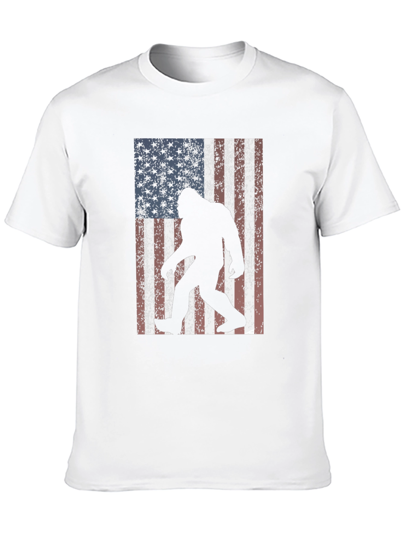 Bigfoot American Flag Graphic Tee