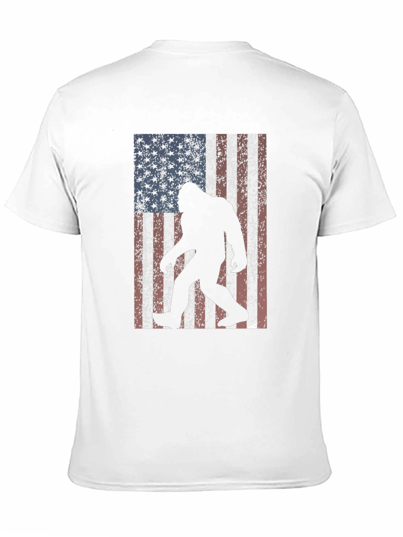 Bigfoot American Flag Graphic Tee