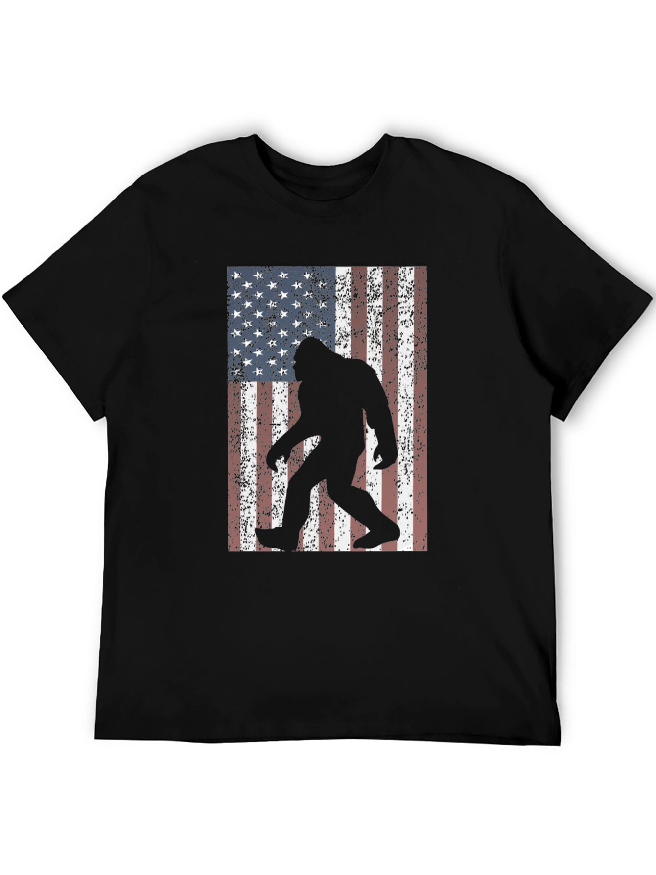 Bigfoot American Flag Graphic Tee