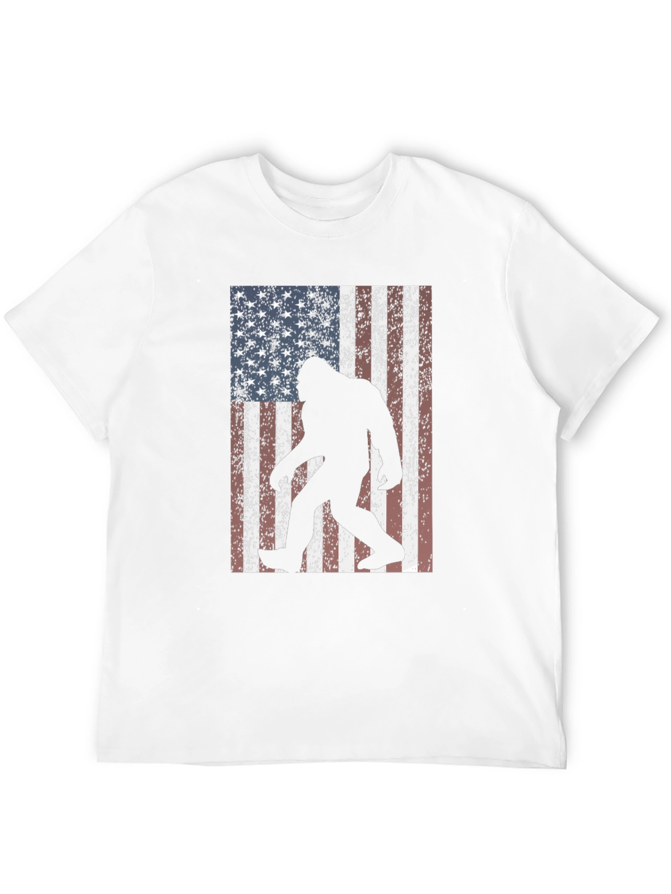 Bigfoot American Flag Graphic Tee