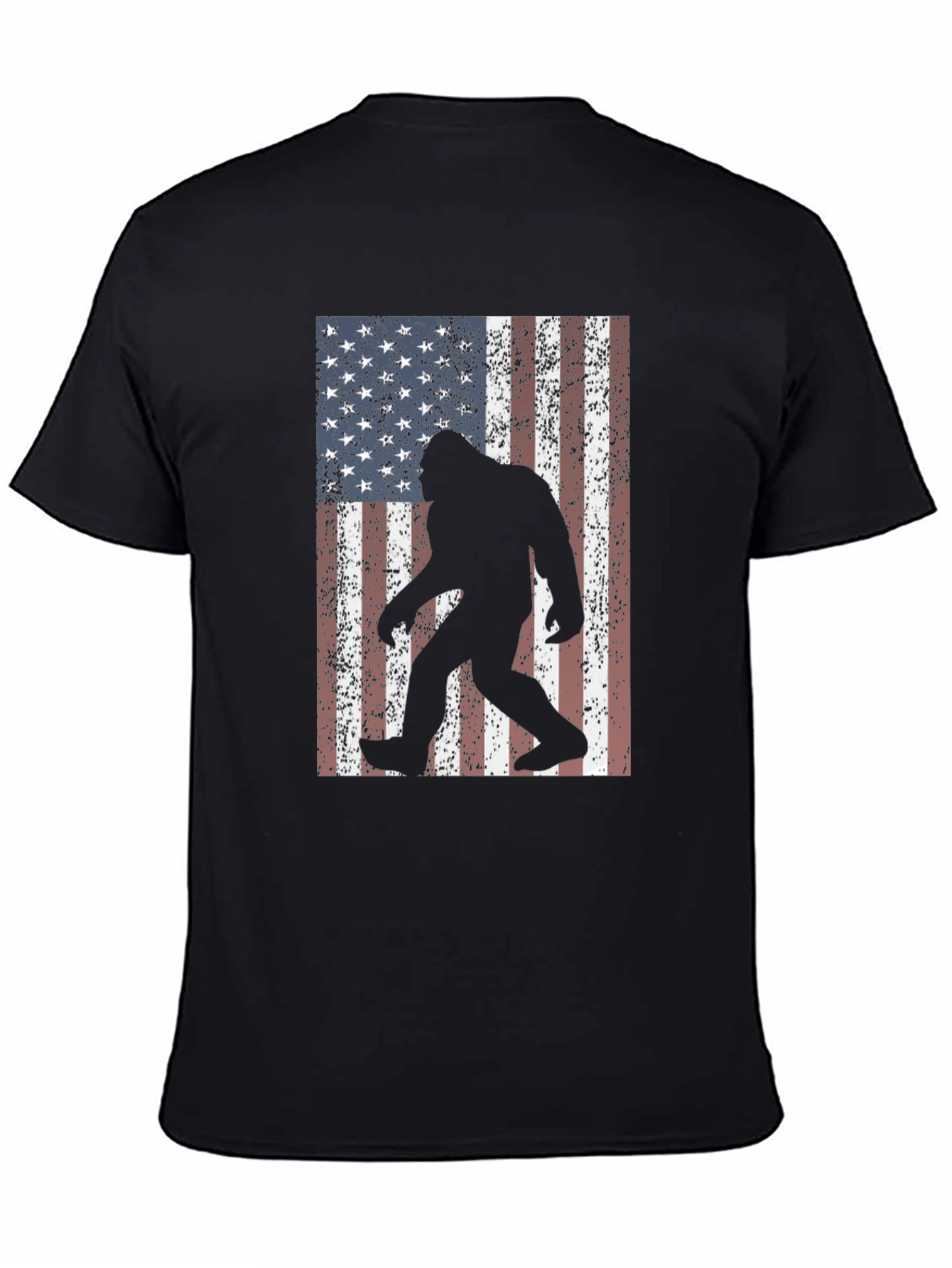 Bigfoot American Flag Graphic Tee