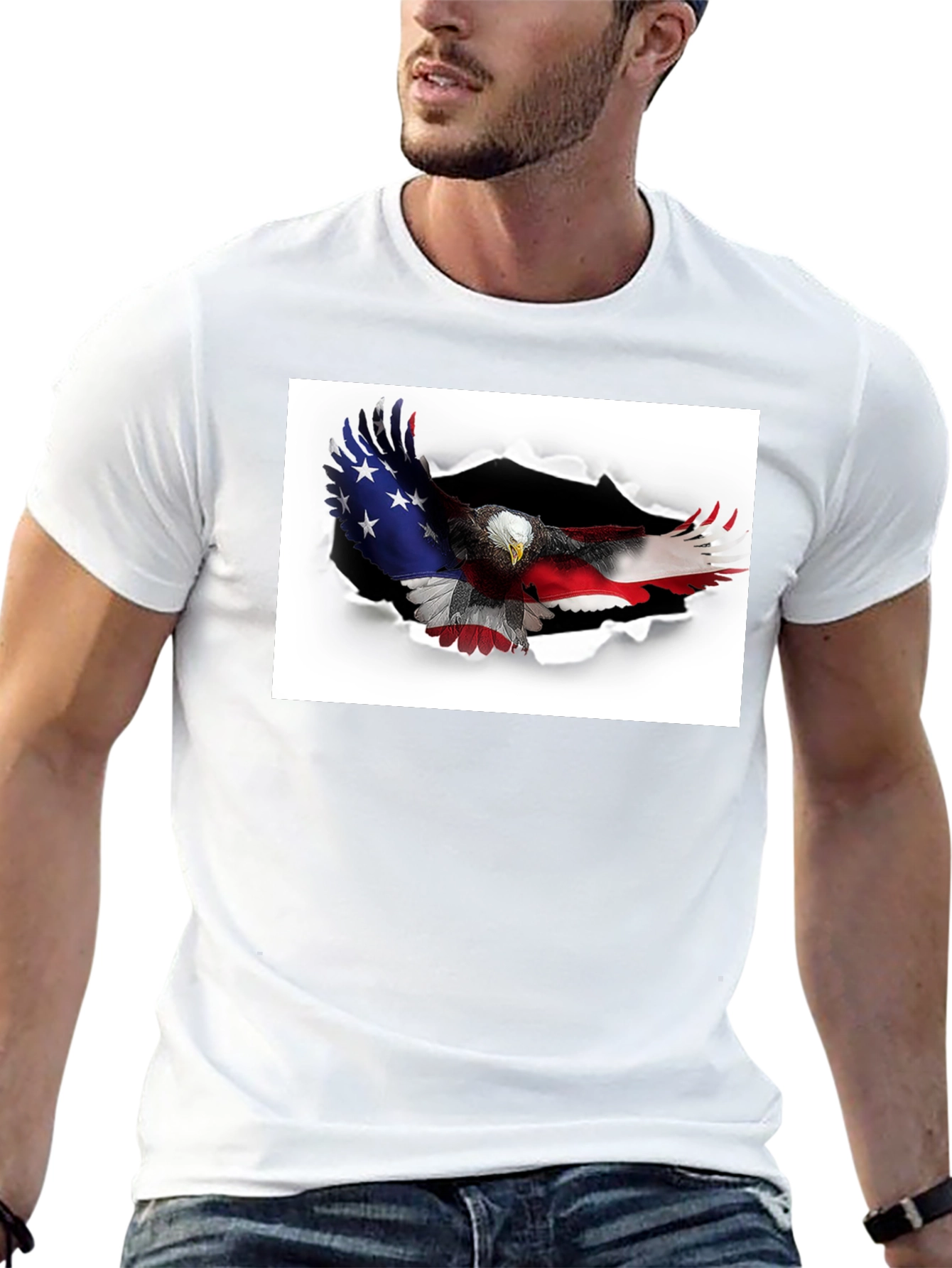 American Eagle Ripped T-Shirt