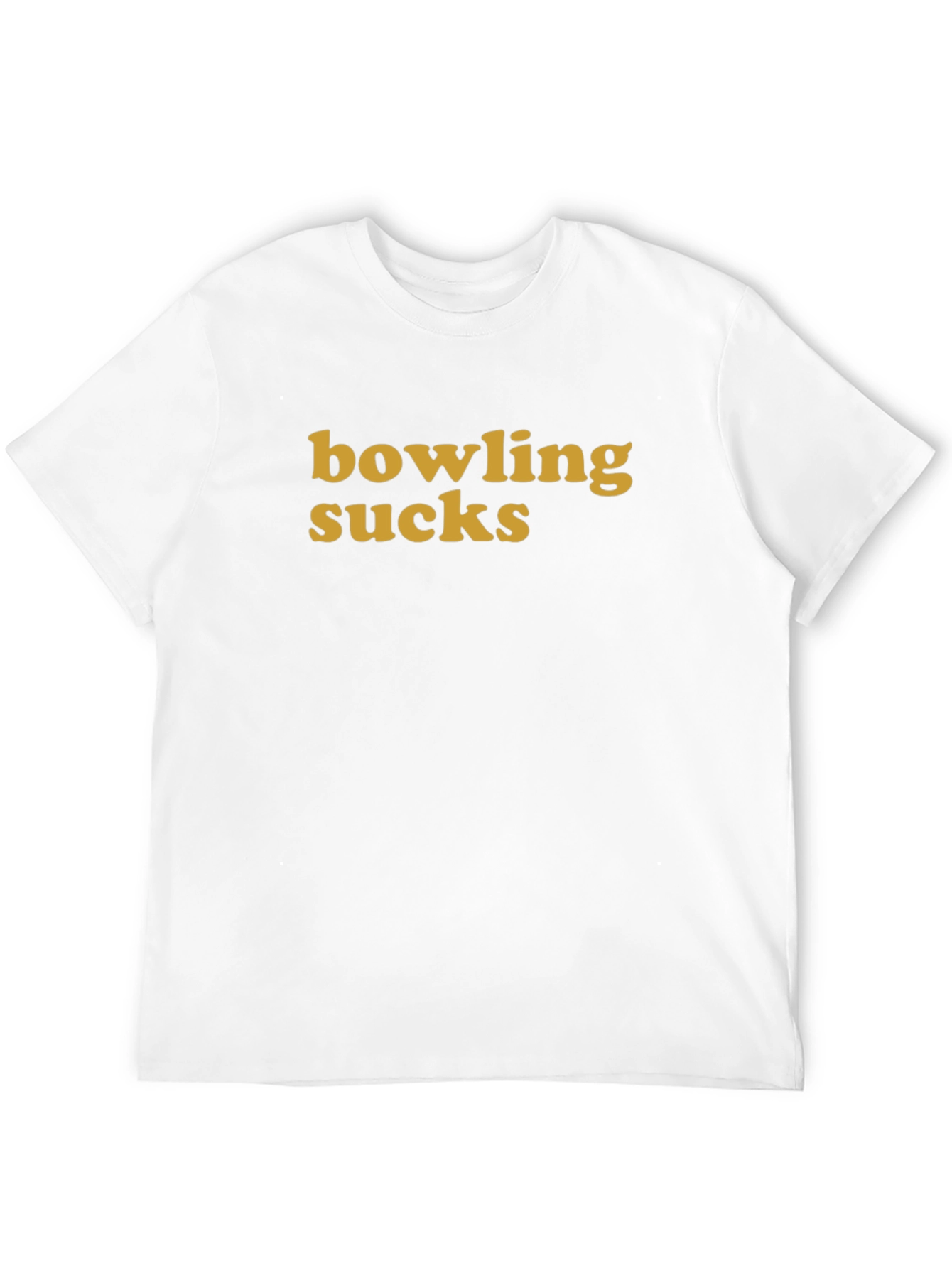 Bowling Sucks Graphic T-Shirt - Humorous Statement Tee