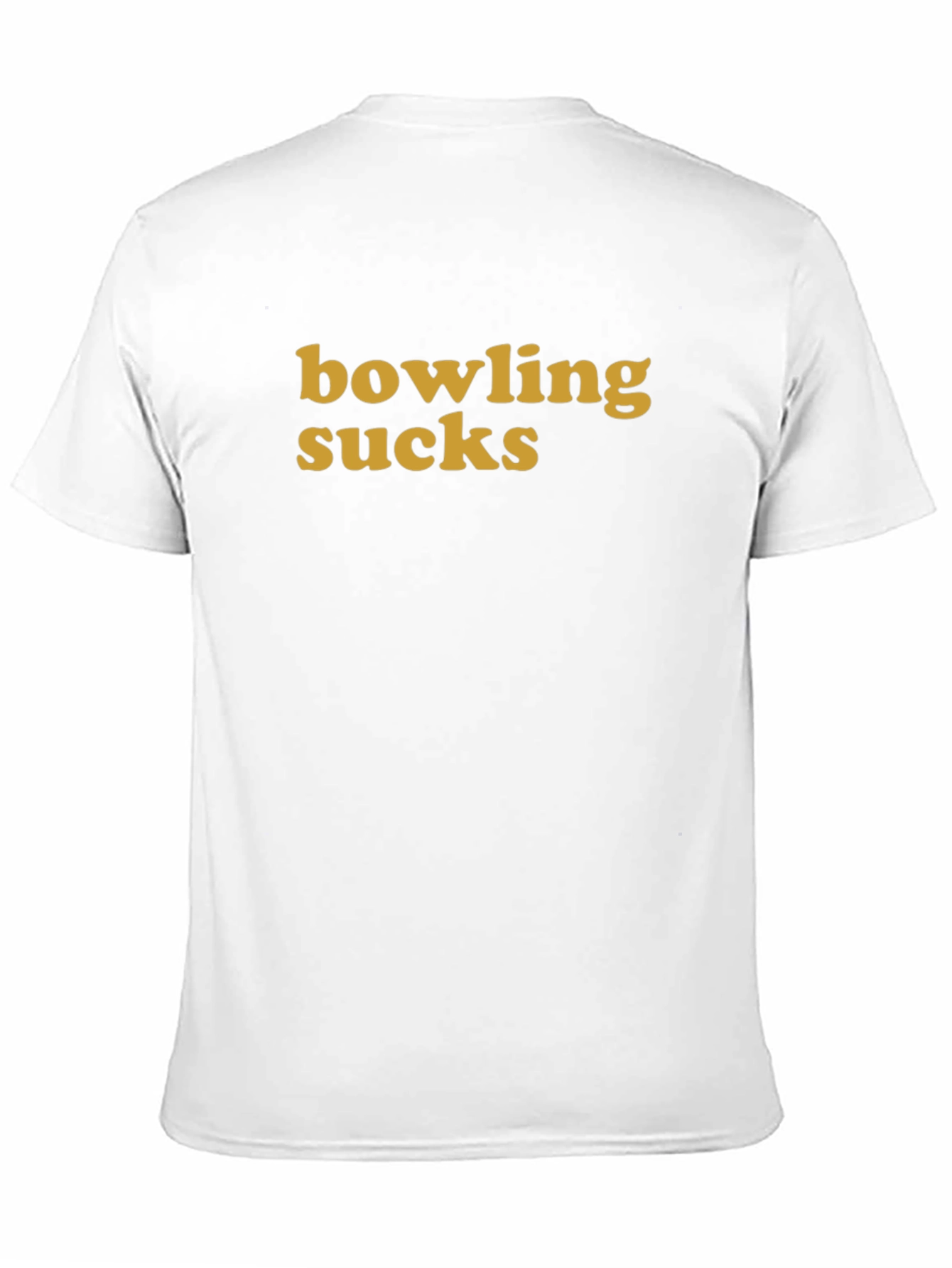 Bowling Sucks Graphic T-Shirt - Humorous Statement Tee