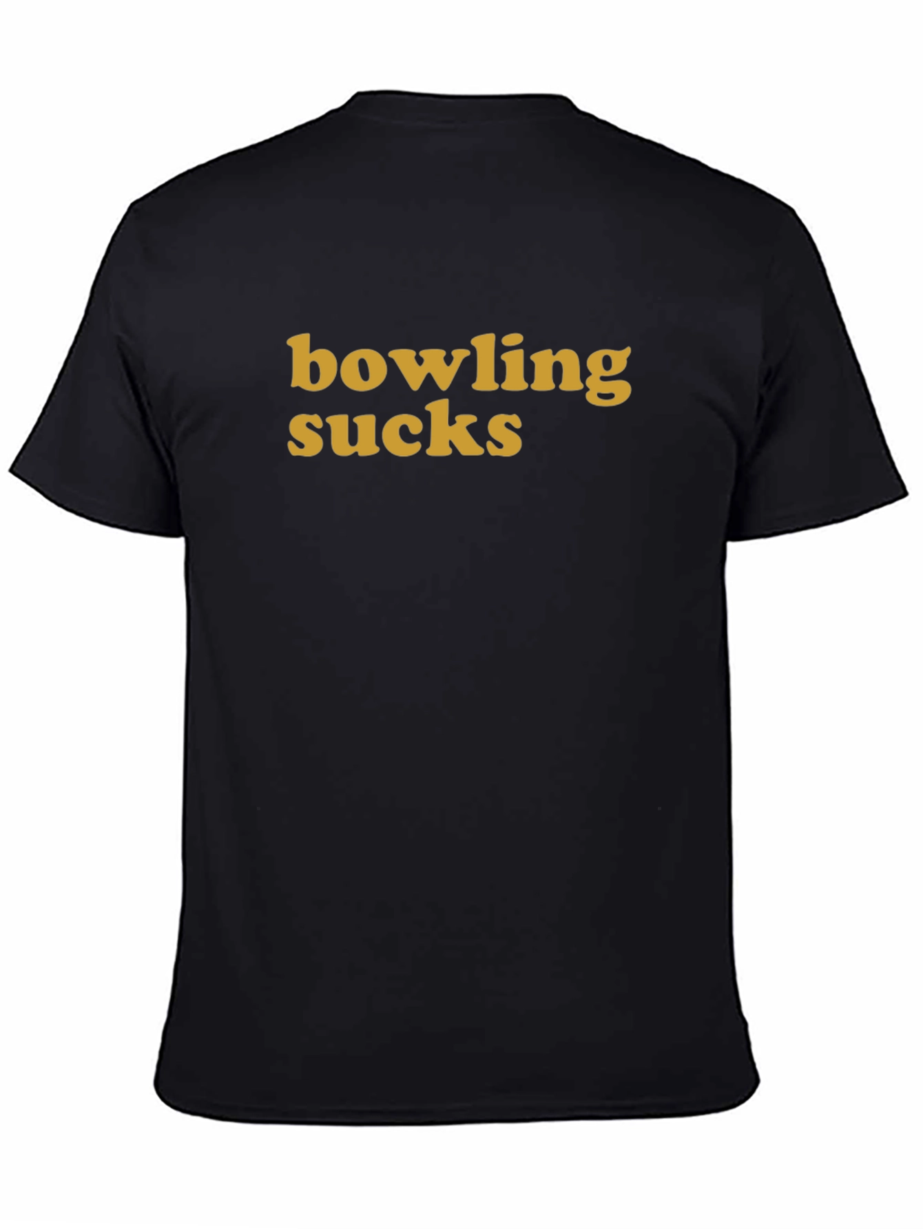 Bowling Sucks Graphic T-Shirt - Humorous Statement Tee