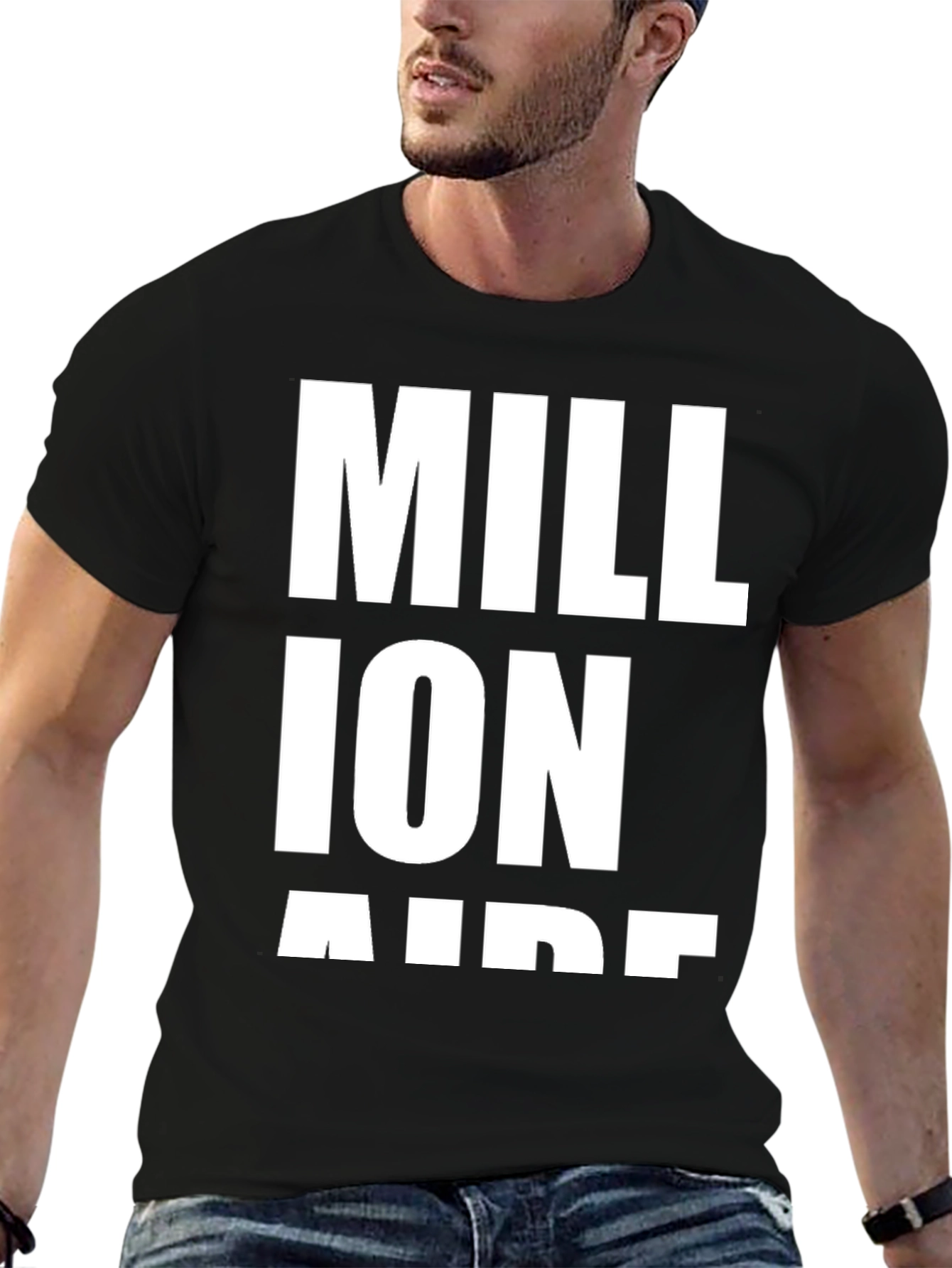Millionaire Aide T-Shirt - Black Cotton Tee