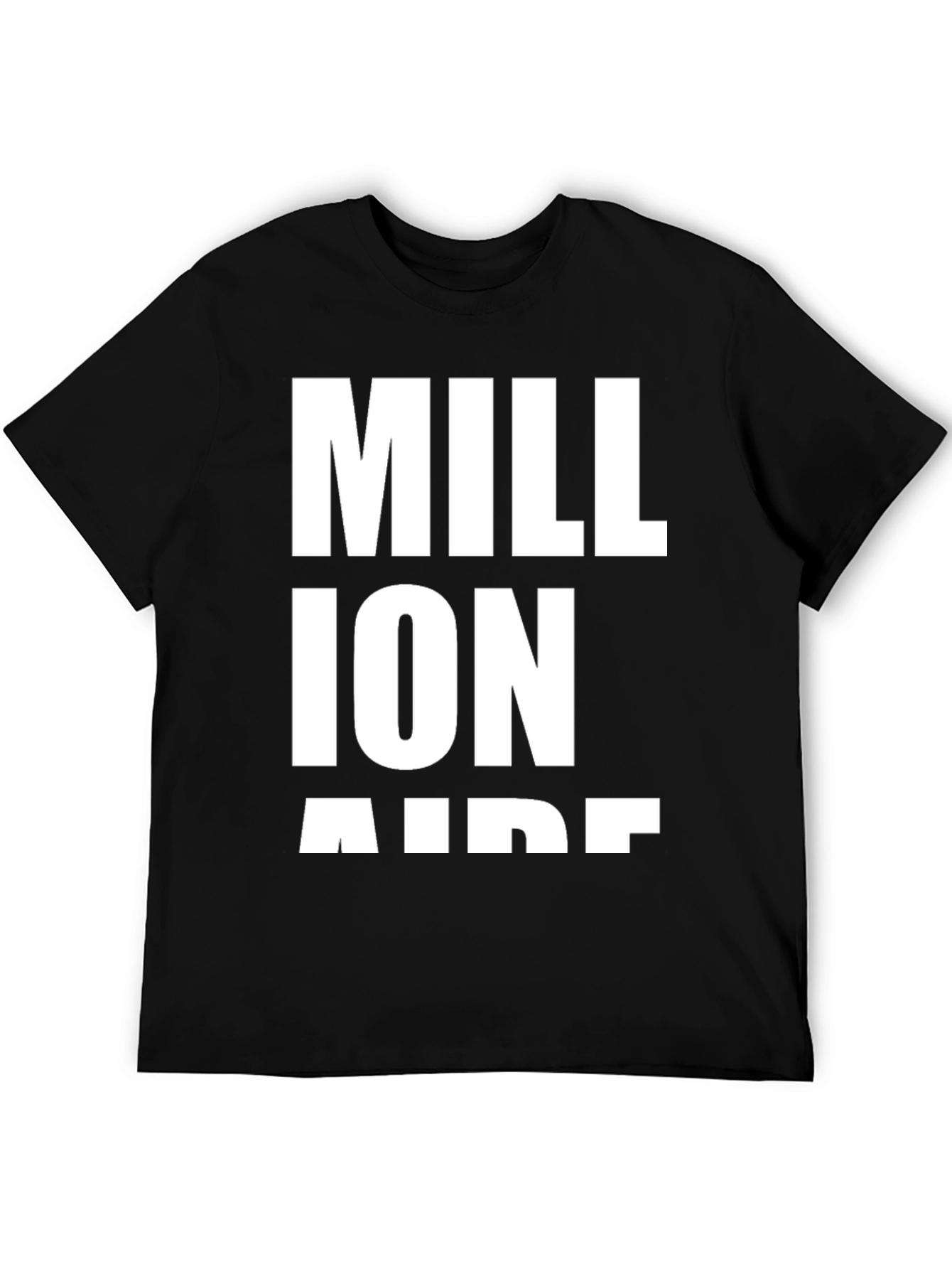 Millionaire Aide T-Shirt - Black Cotton Tee