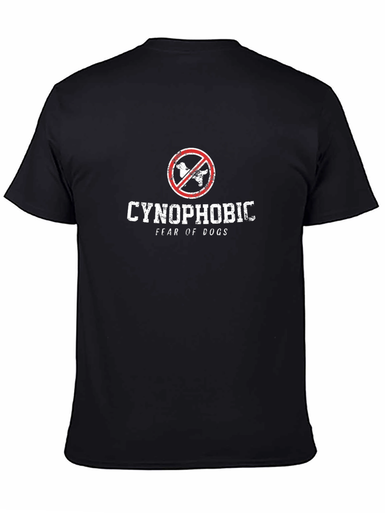 Cynophobic Graphic Tee - Fear of Dogs T-Shirt