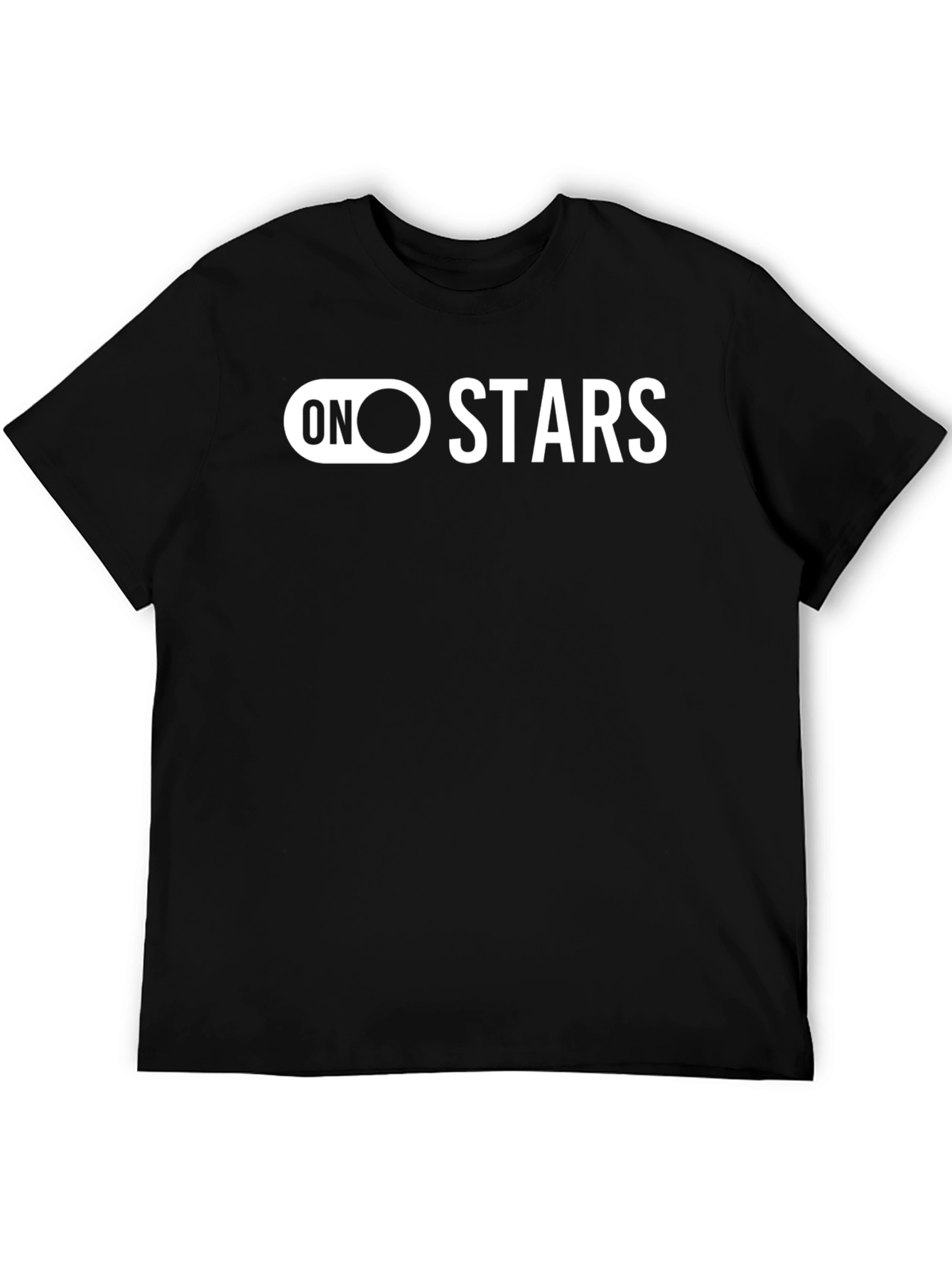 On Stars Black Graphic T-Shirt