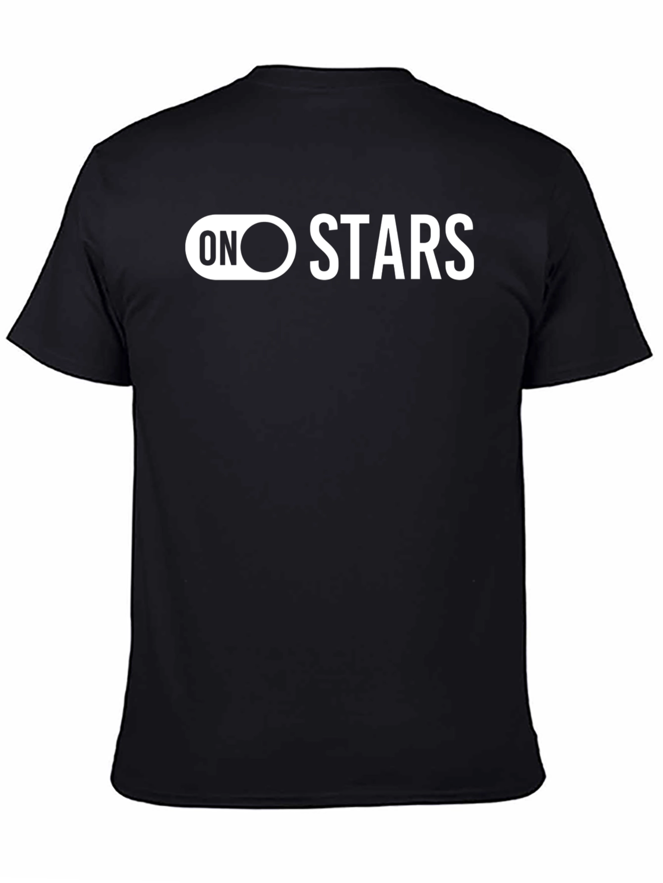 On Stars Black Graphic T-Shirt